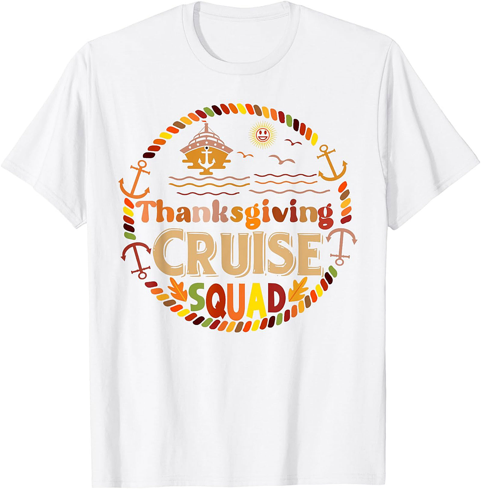 Thanksgiving Cruise Squad T-Shirt | Funny Graphic Tee