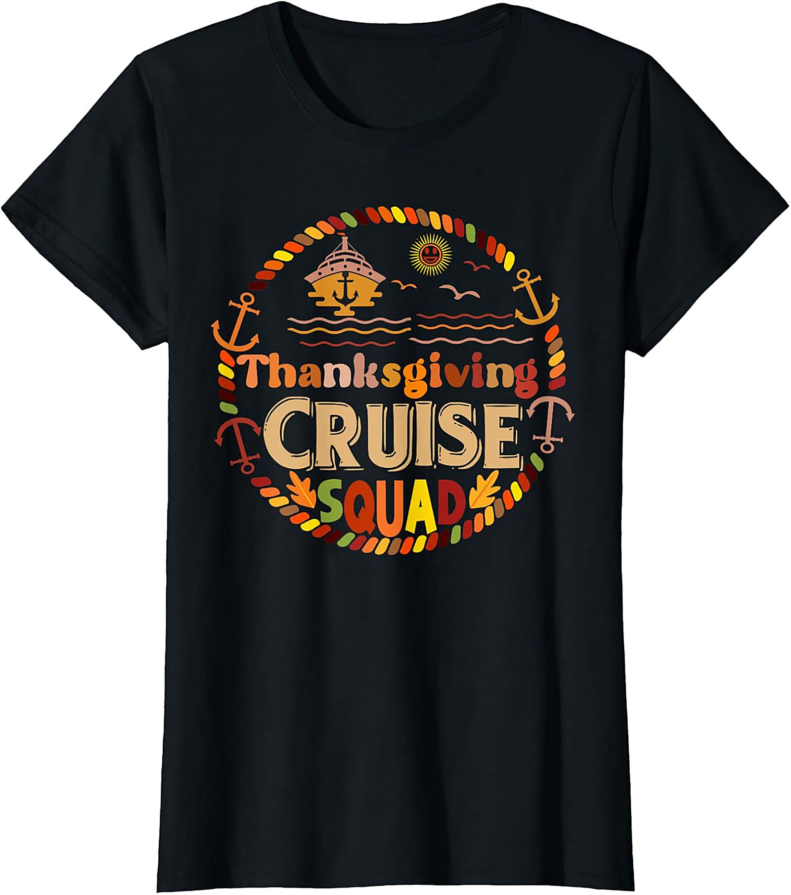 Thanksgiving Cruise Squad T-Shirt | Funny Graphic Tee