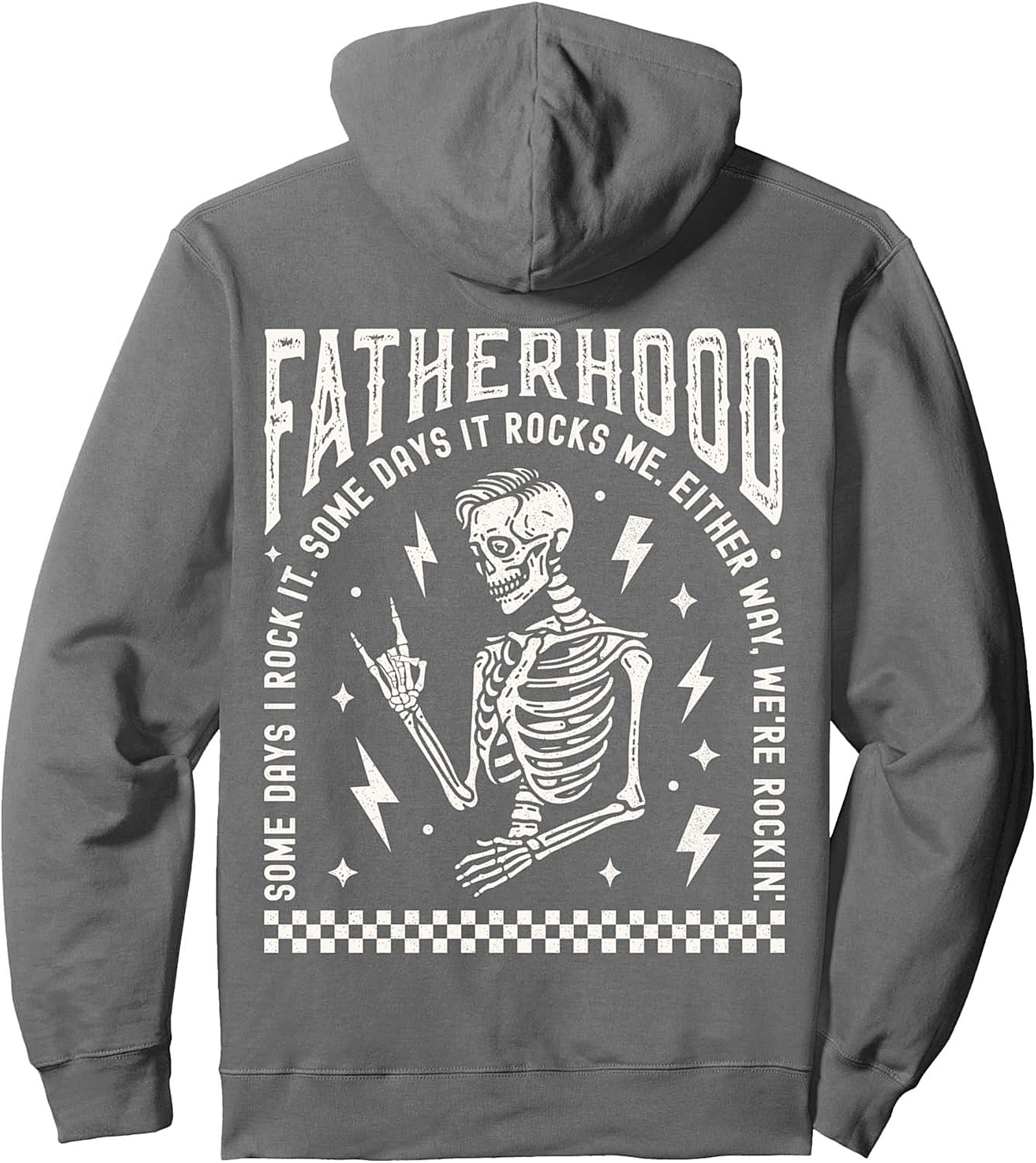 Fatherhood Graphic Sweatshirt Funny Dad Crewneck