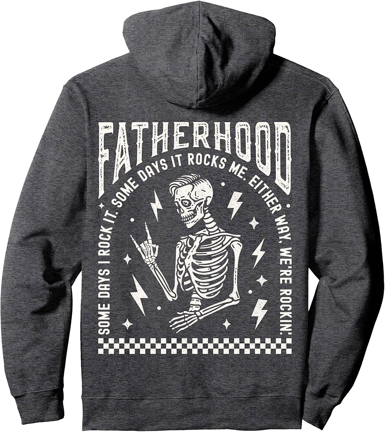 Fatherhood Graphic Sweatshirt Funny Dad Crewneck
