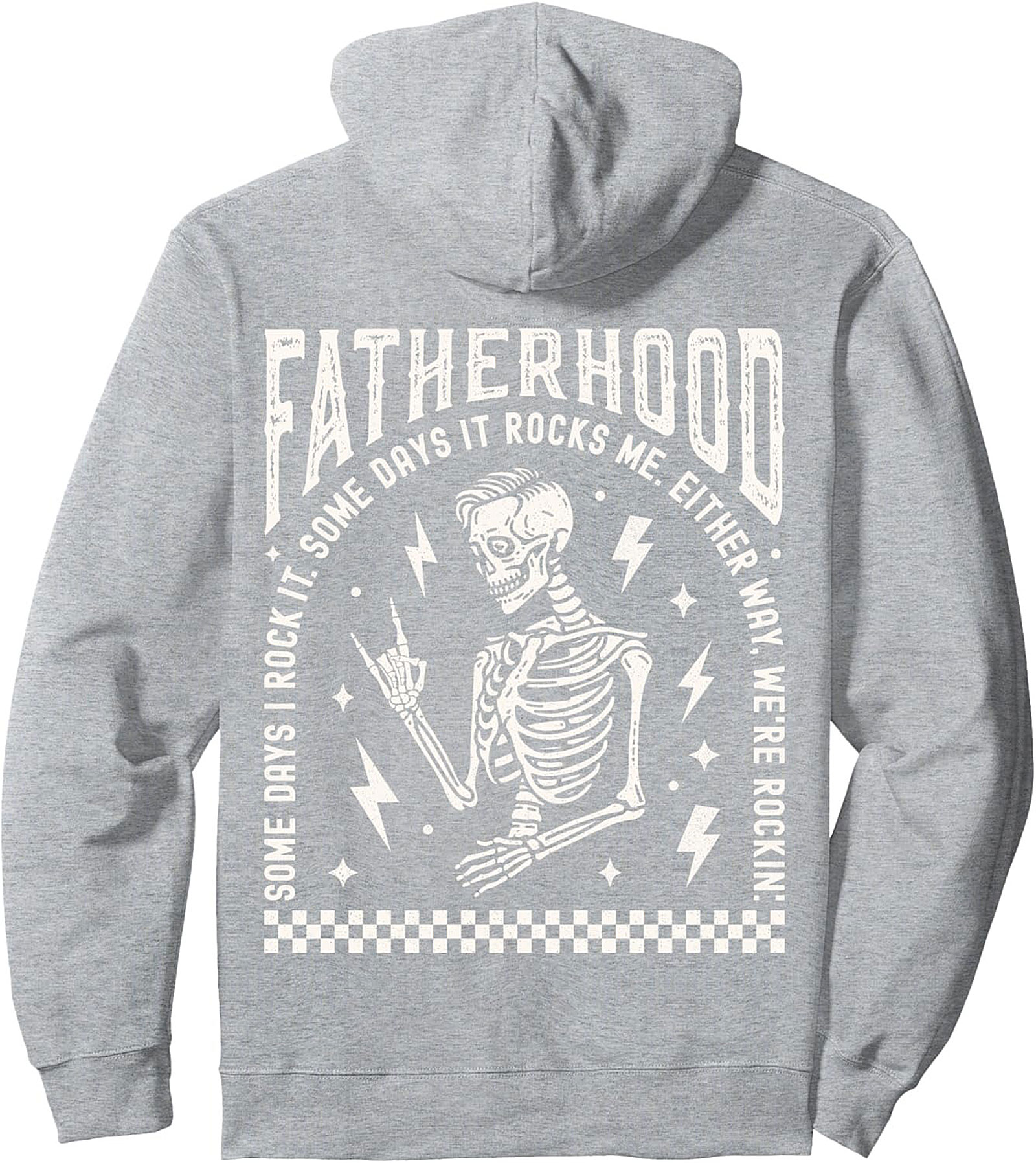 Fatherhood Graphic Sweatshirt Funny Dad Crewneck