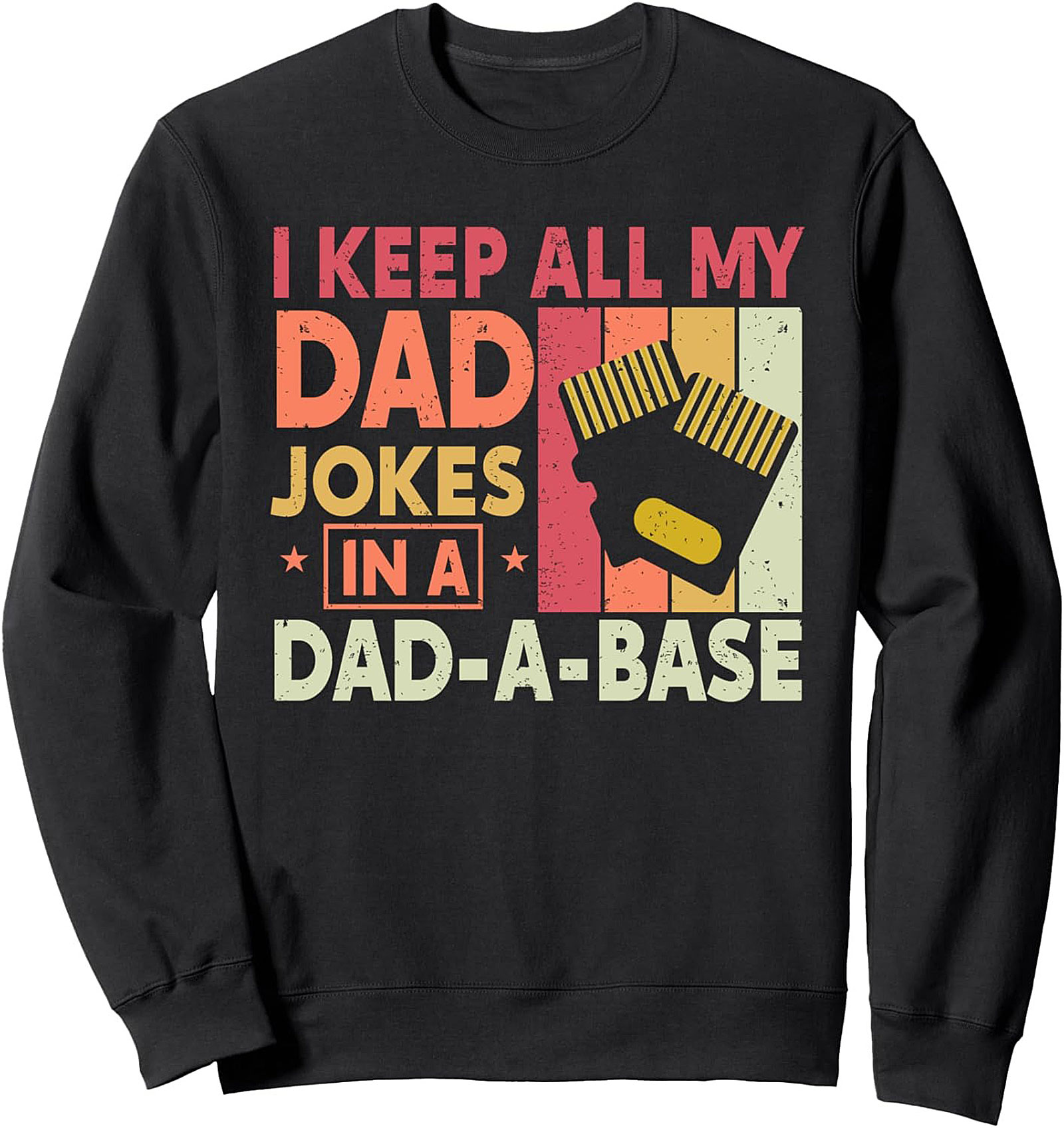 Dad Jokes Crewneck Sweatshirt Funny Gift for Dad