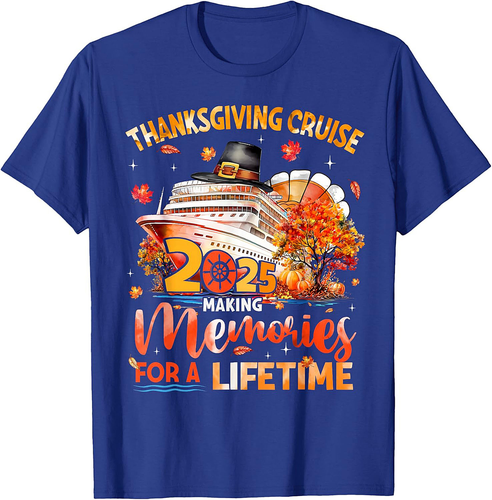 Thanksgiving Cruise 2025 Graphic Tee | Funny Unisex Shirt