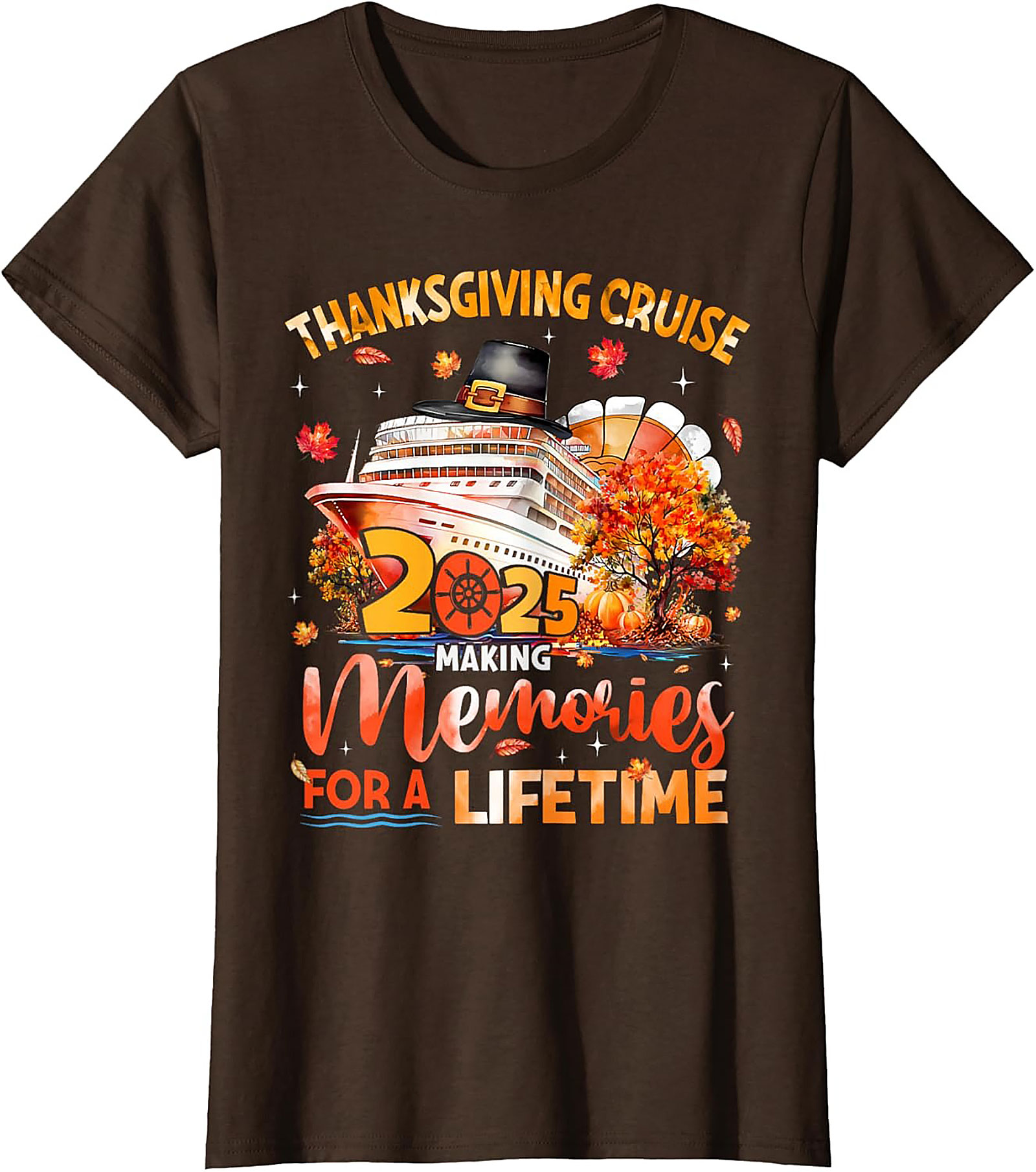 Thanksgiving Cruise 2025 Graphic Tee | Funny Unisex Shirt