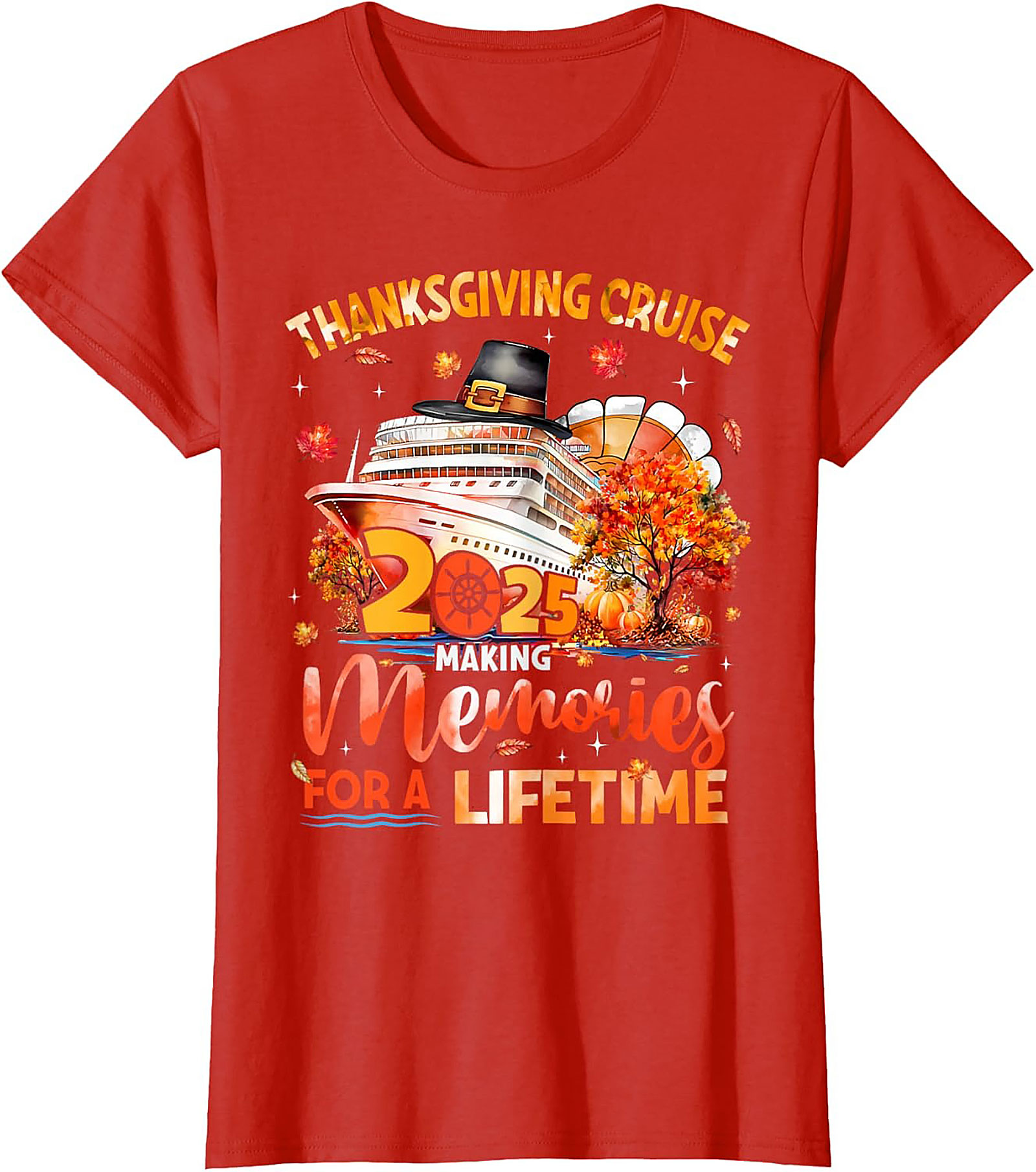 Thanksgiving Cruise 2025 Graphic Tee | Funny Unisex Shirt