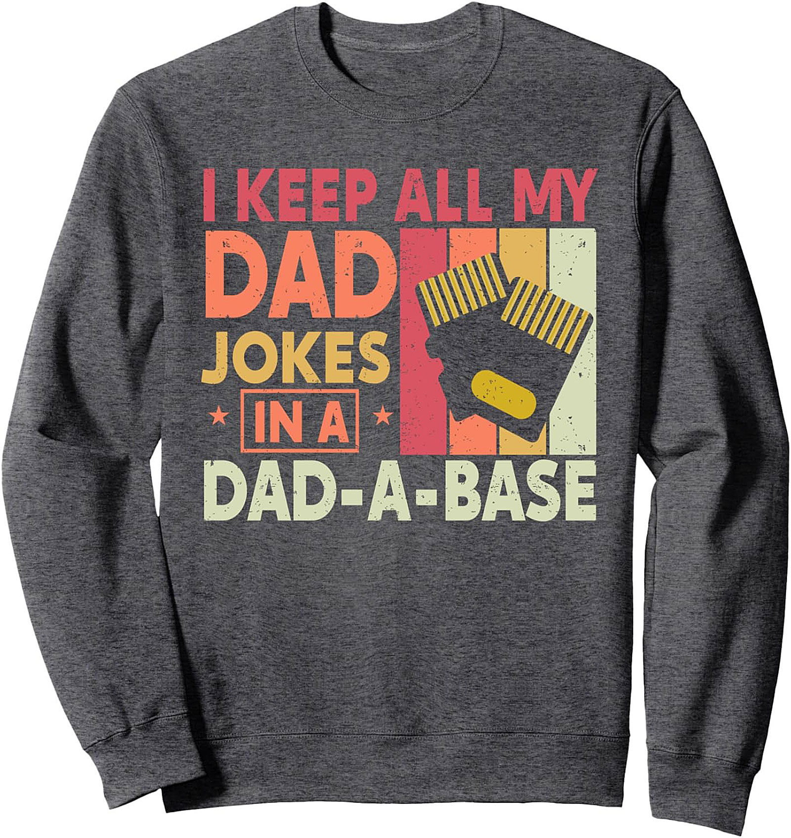 Dad Jokes Crewneck Sweatshirt Funny Gift for Dad