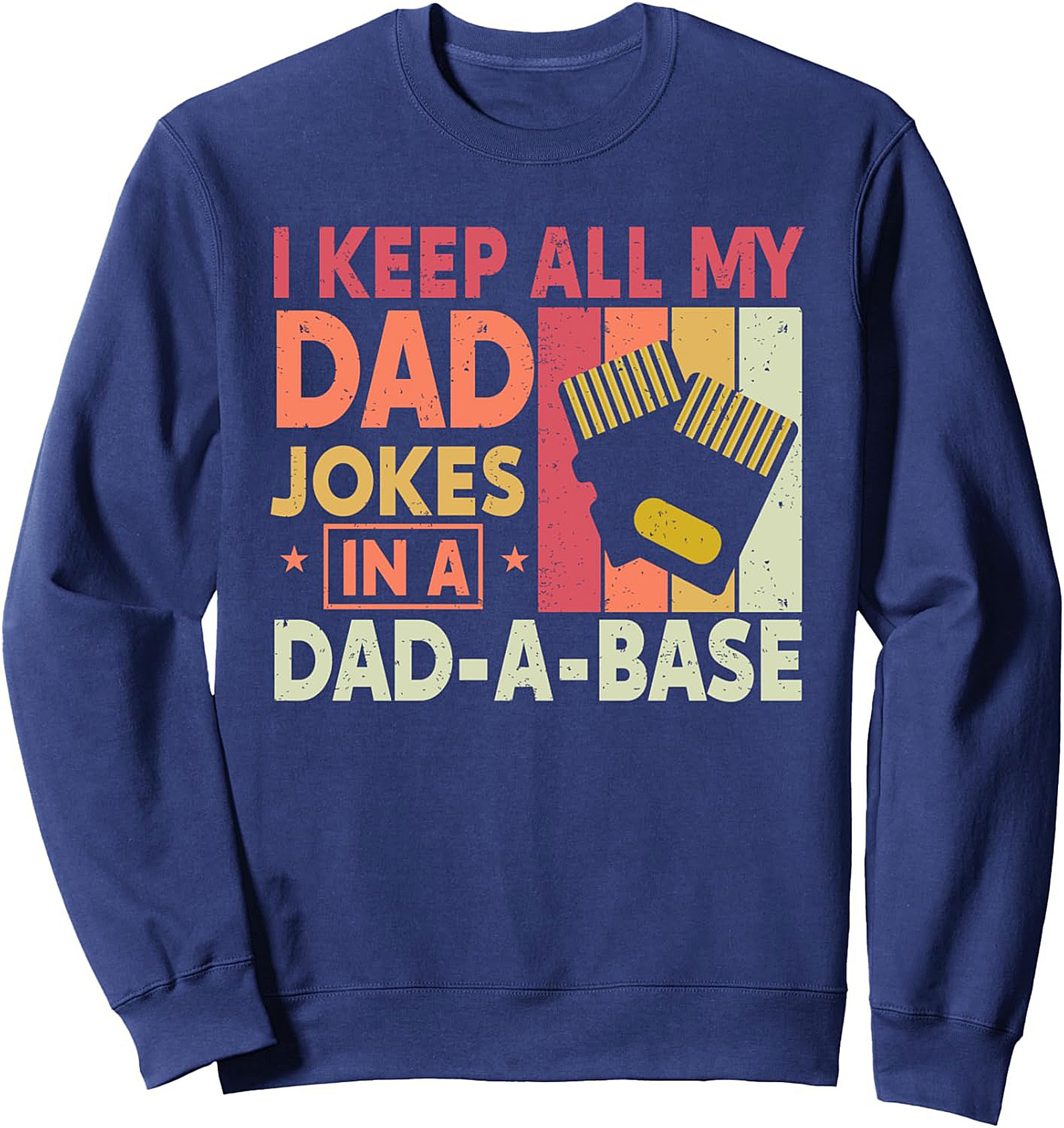 Dad Jokes Crewneck Sweatshirt Funny Gift for Dad