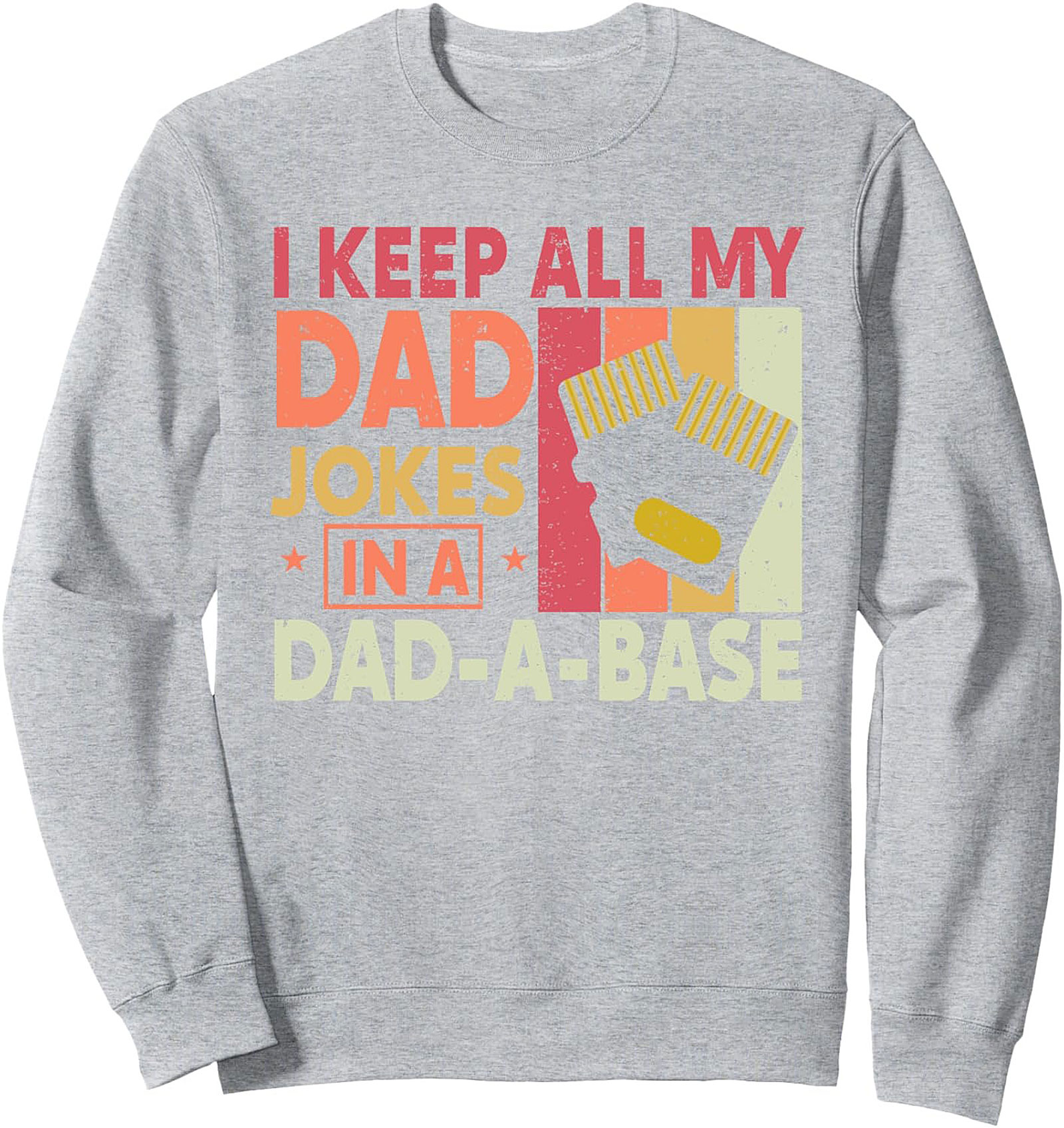 Dad Jokes Crewneck Sweatshirt Funny Gift for Dad