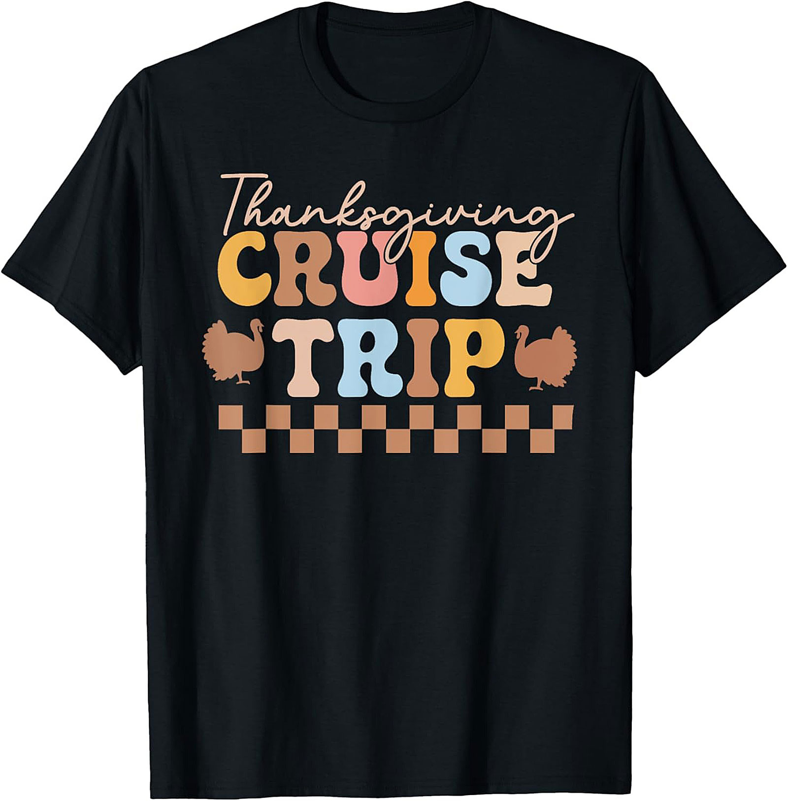 Thanksgiving Cruise T-shirt | Retro Family Vacation Tee