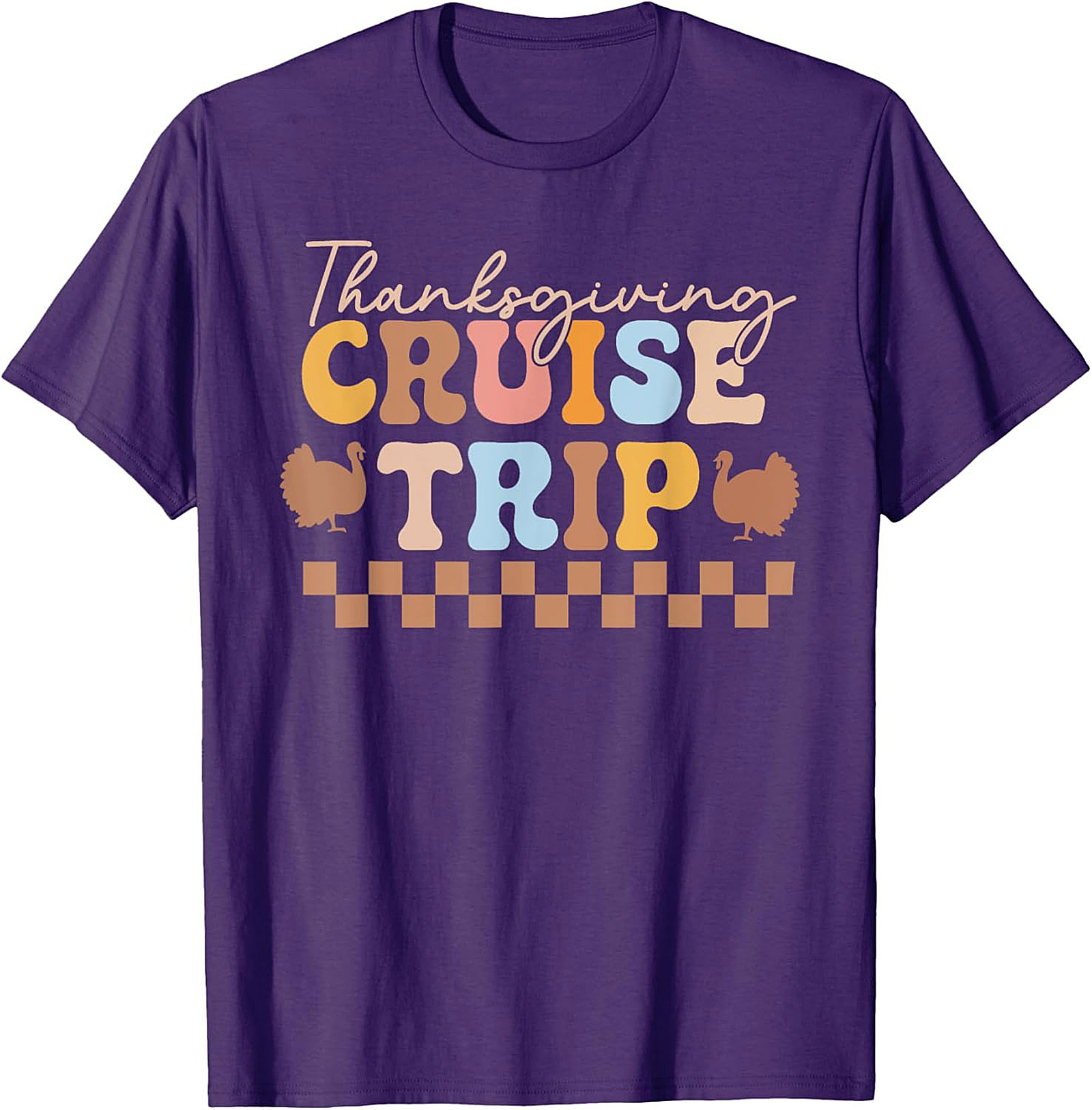 Thanksgiving Cruise T-shirt | Retro Family Vacation Tee