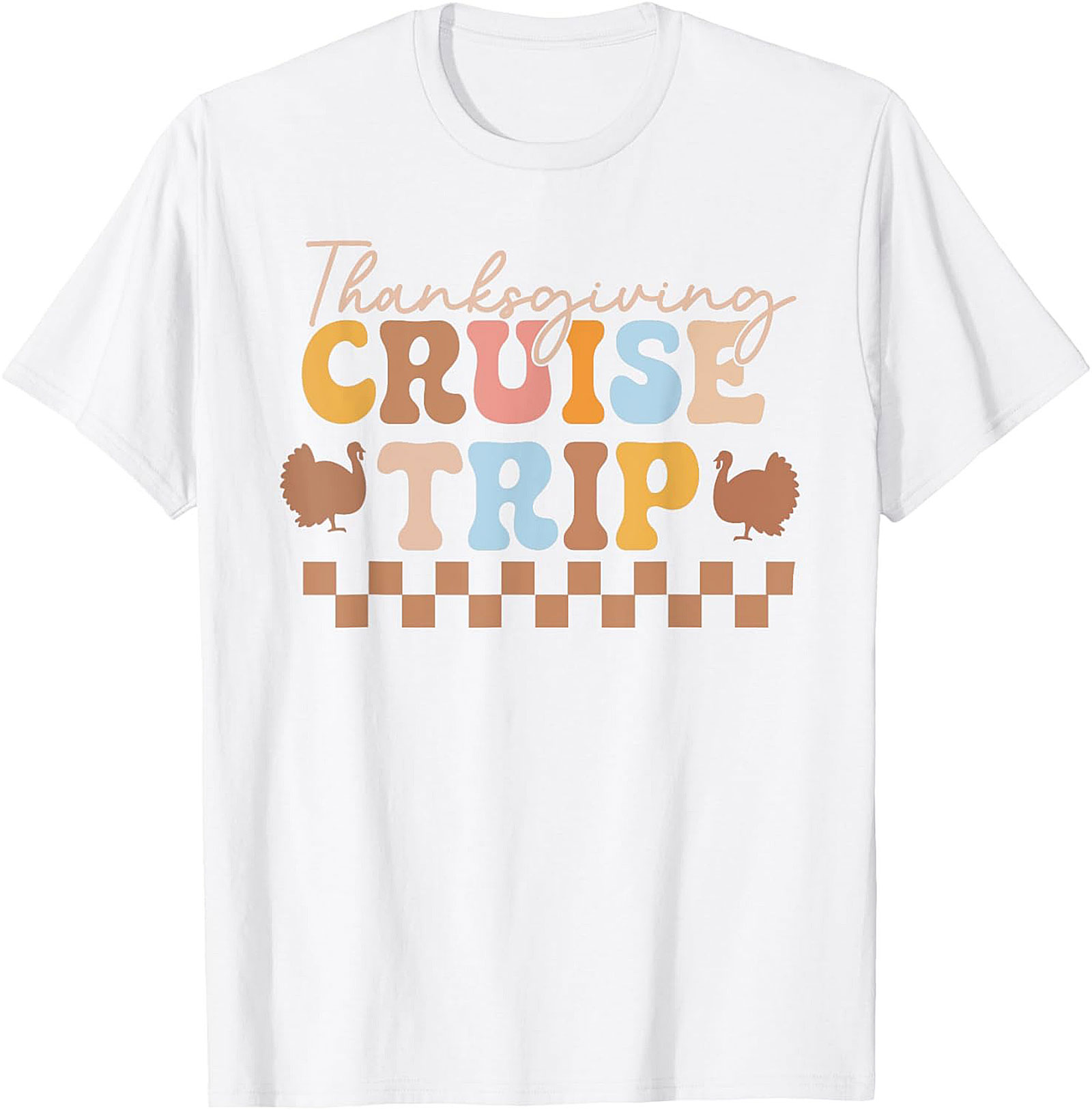 Thanksgiving Cruise T-shirt | Retro Family Vacation Tee