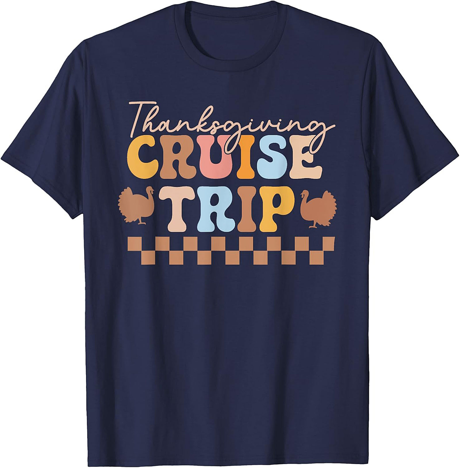 Thanksgiving Cruise T-shirt | Retro Family Vacation Tee