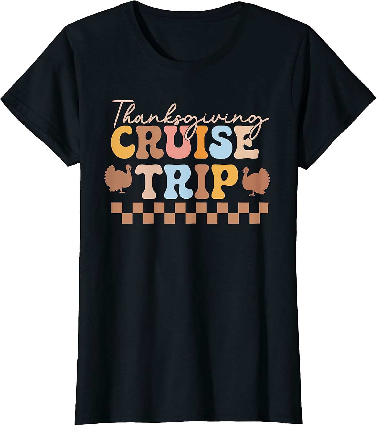 Thanksgiving Cruise T-shirt | Retro Family Vacation Tee
