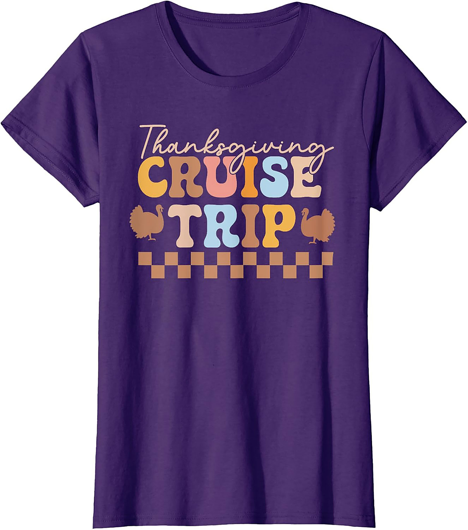 Thanksgiving Cruise T-shirt | Retro Family Vacation Tee