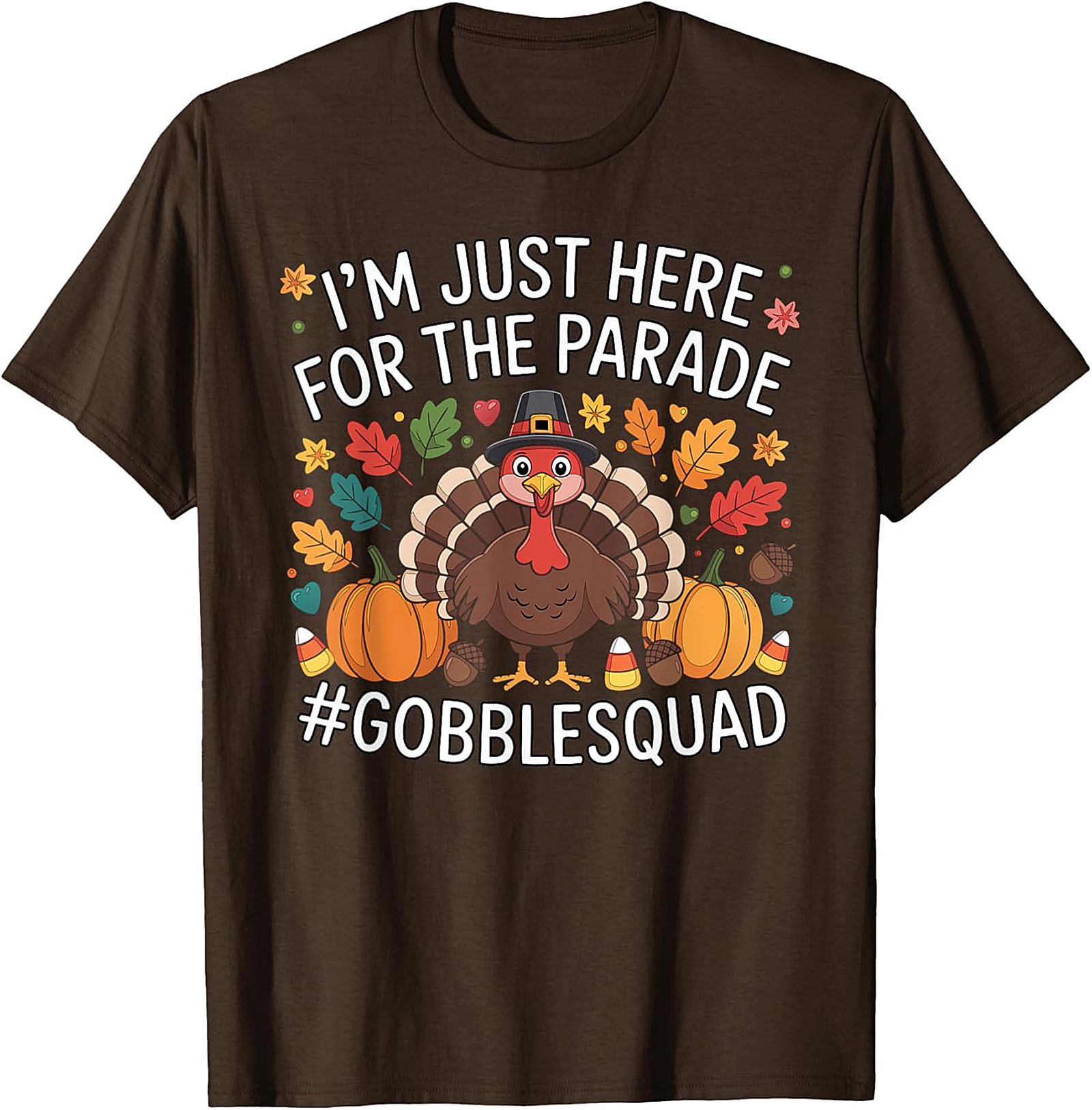 Funny Thanksgiving T-shirt | Gobble Squad Turkey Tee
