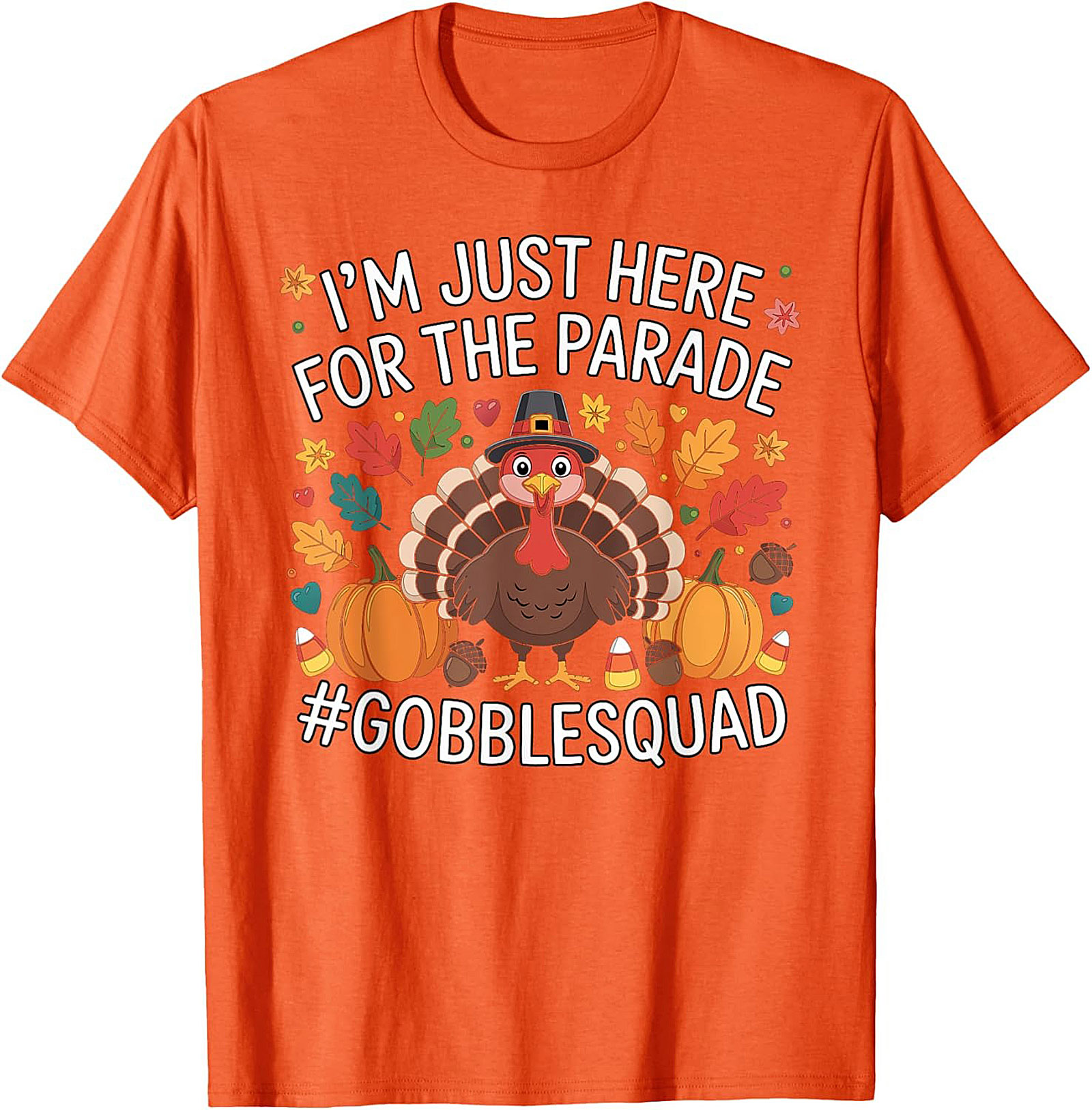 Funny Thanksgiving T-shirt | Gobble Squad Turkey Tee