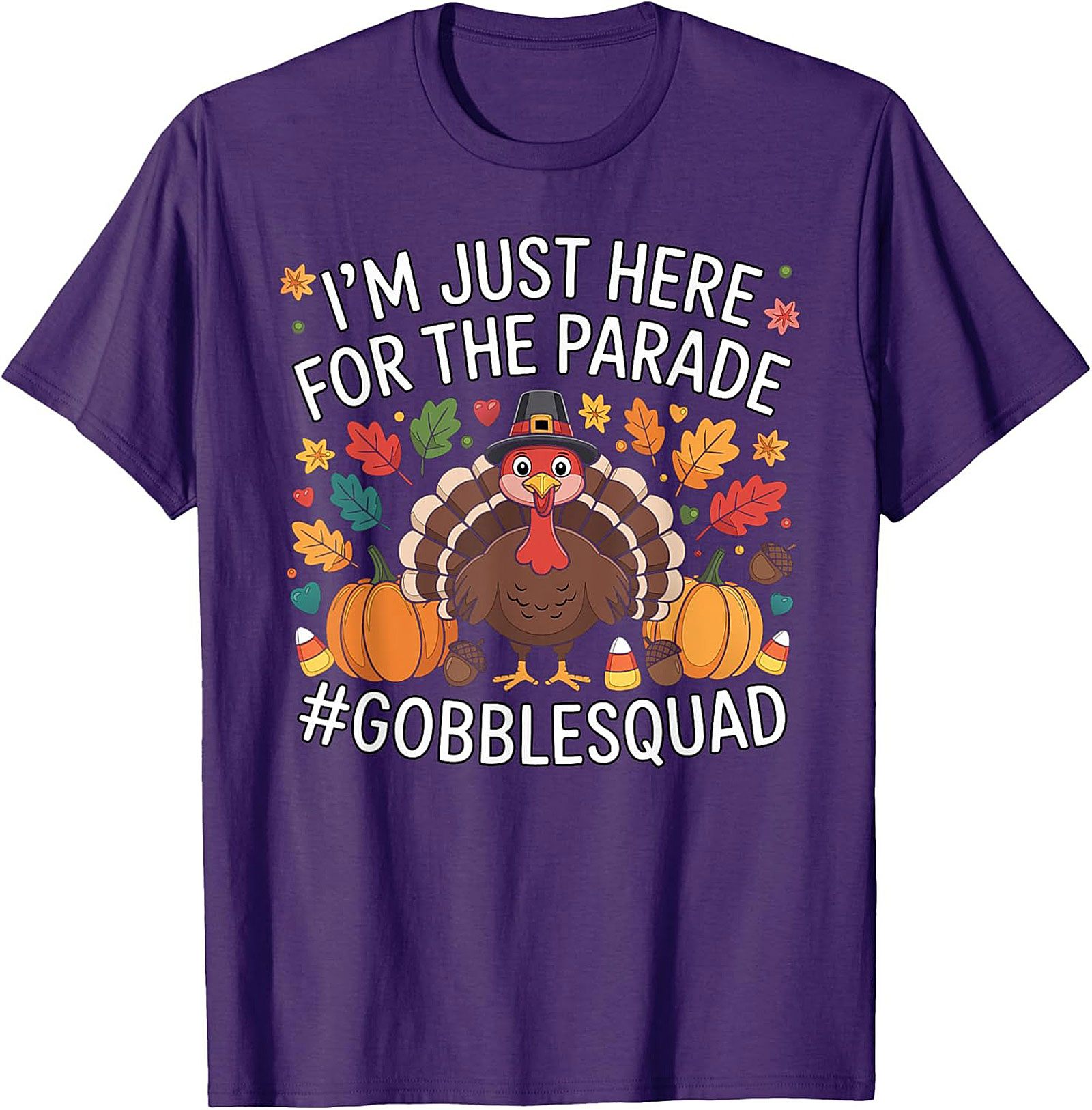Funny Thanksgiving T-shirt | Gobble Squad Turkey Tee