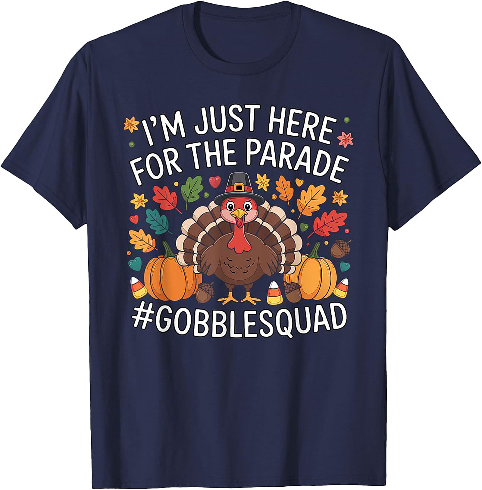 Funny Thanksgiving T-shirt | Gobble Squad Turkey Tee