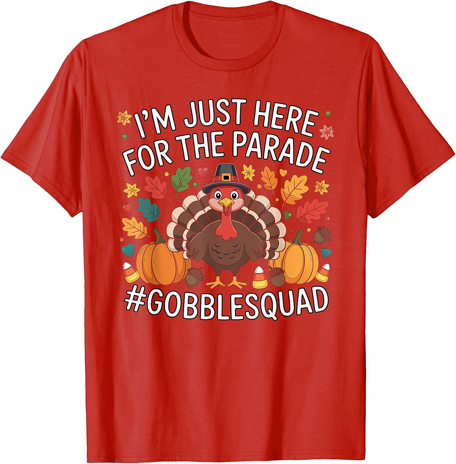 Funny Thanksgiving T-shirt | Gobble Squad Turkey Tee