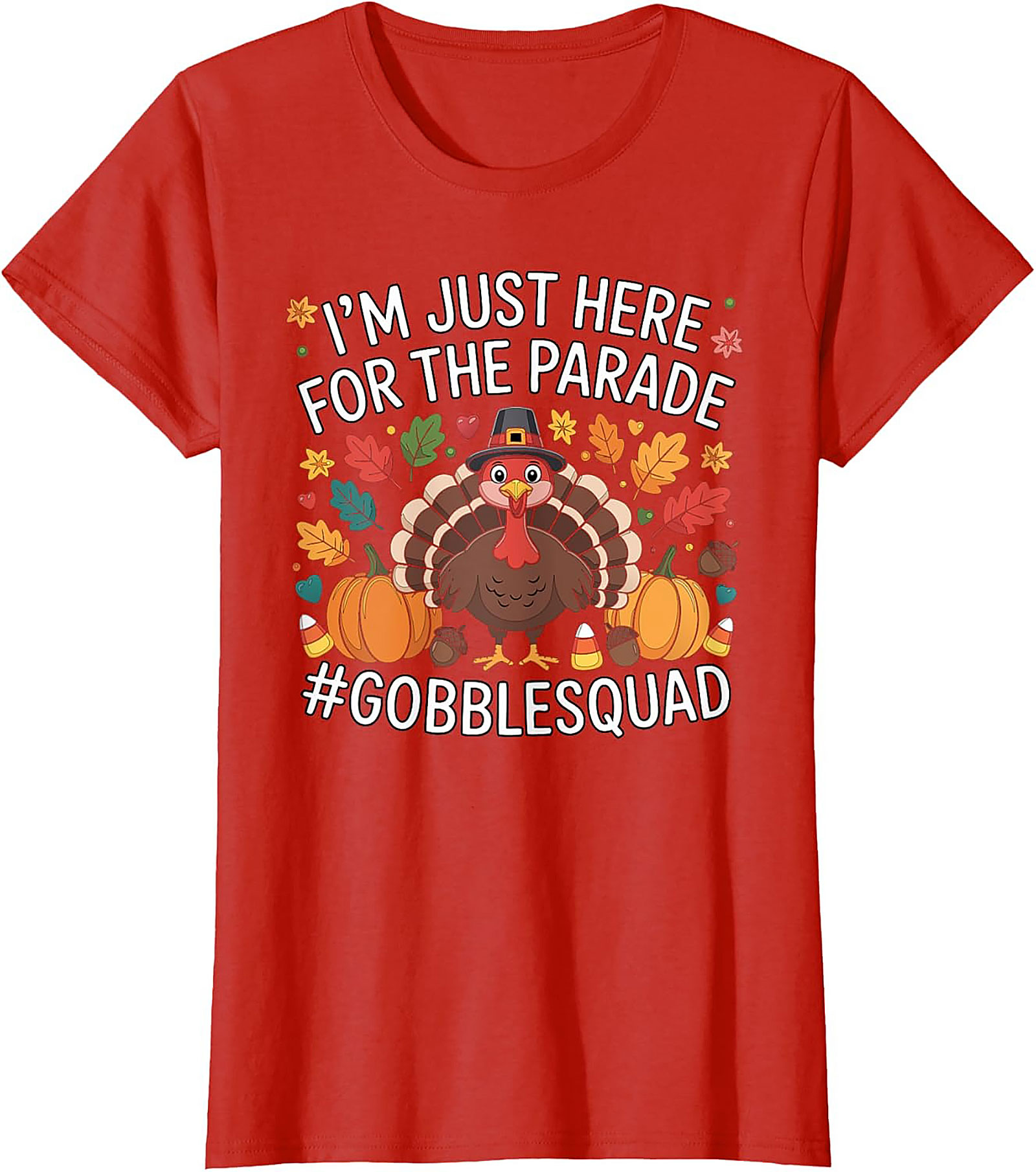 Funny Thanksgiving T-shirt | Gobble Squad Turkey Tee