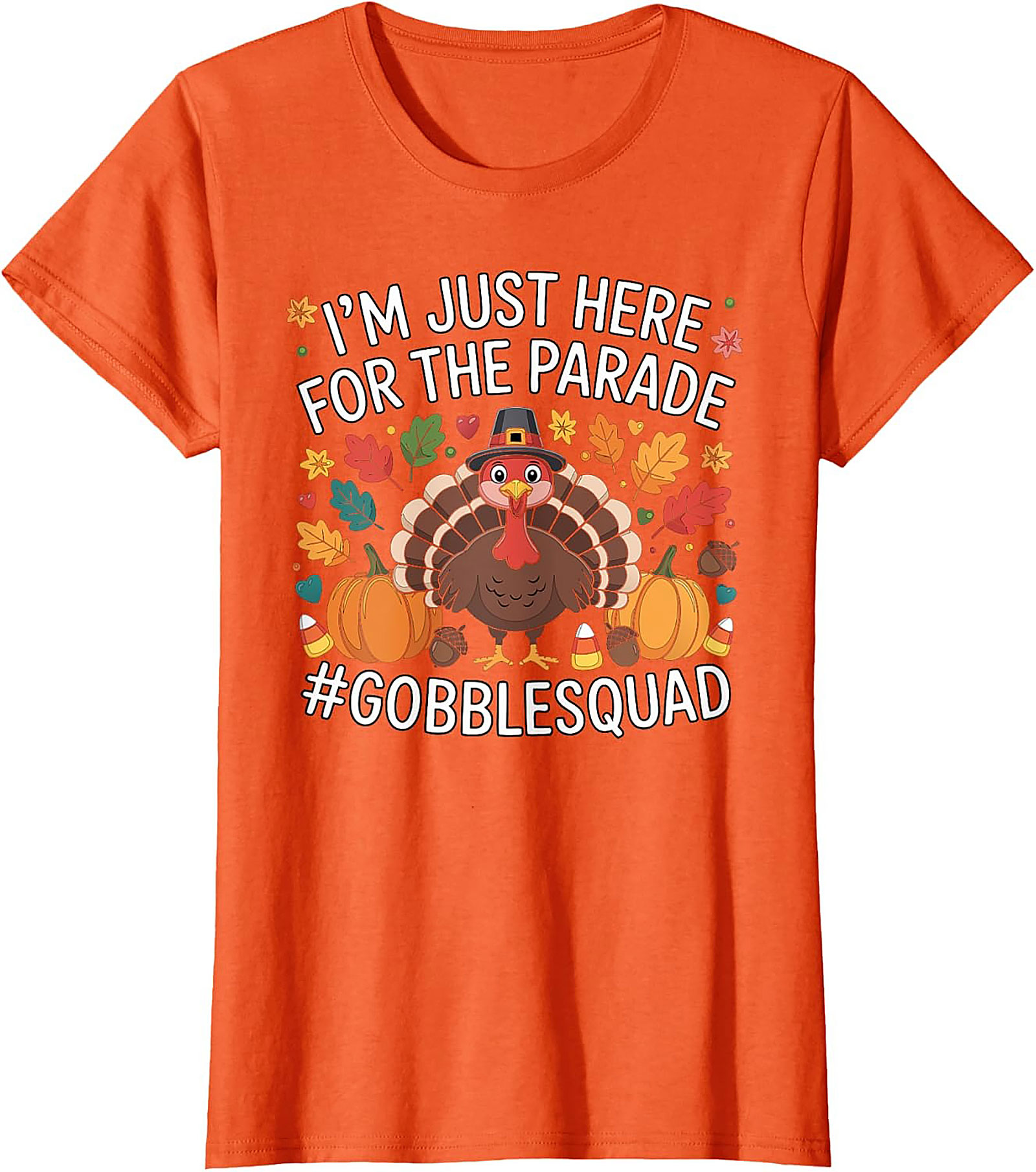 Funny Thanksgiving T-shirt | Gobble Squad Turkey Tee
