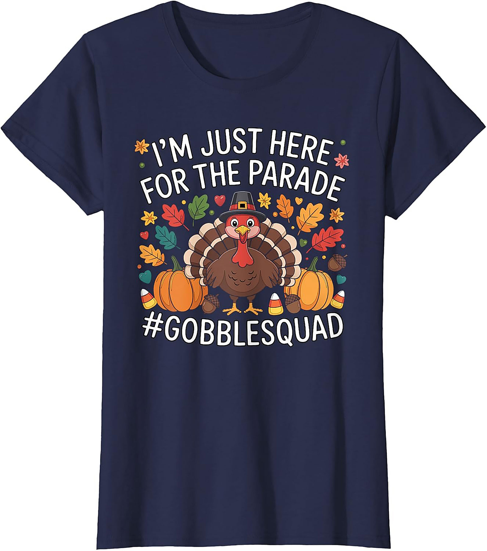 Funny Thanksgiving T-shirt | Gobble Squad Turkey Tee