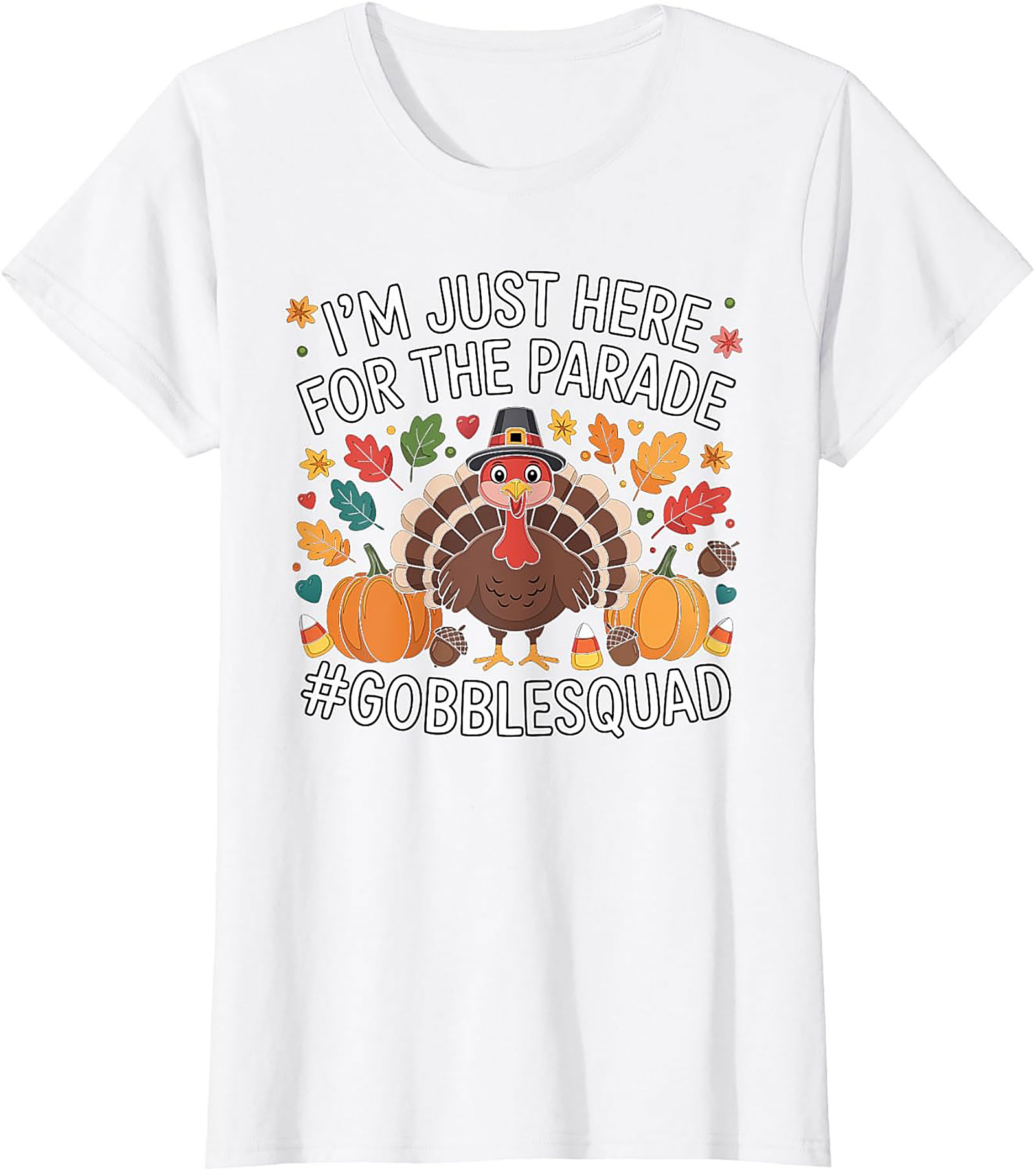 Funny Thanksgiving T-shirt | Gobble Squad Turkey Tee