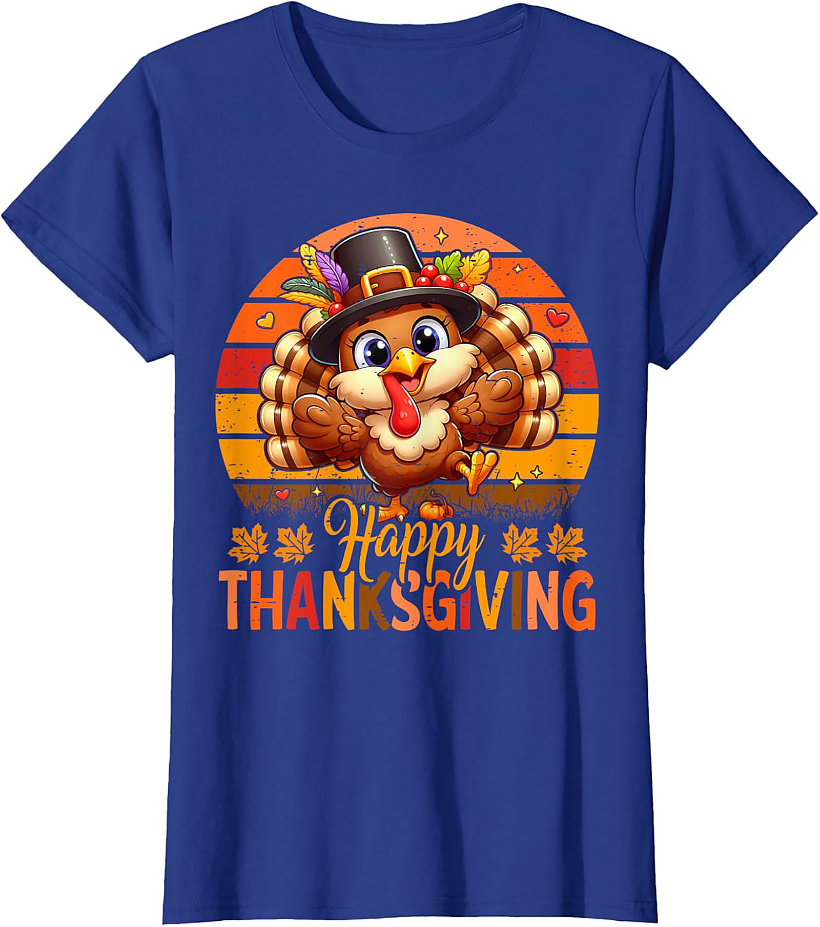 Cute Thanksgiving Turkey T-Shirt | Funny Holiday Tee