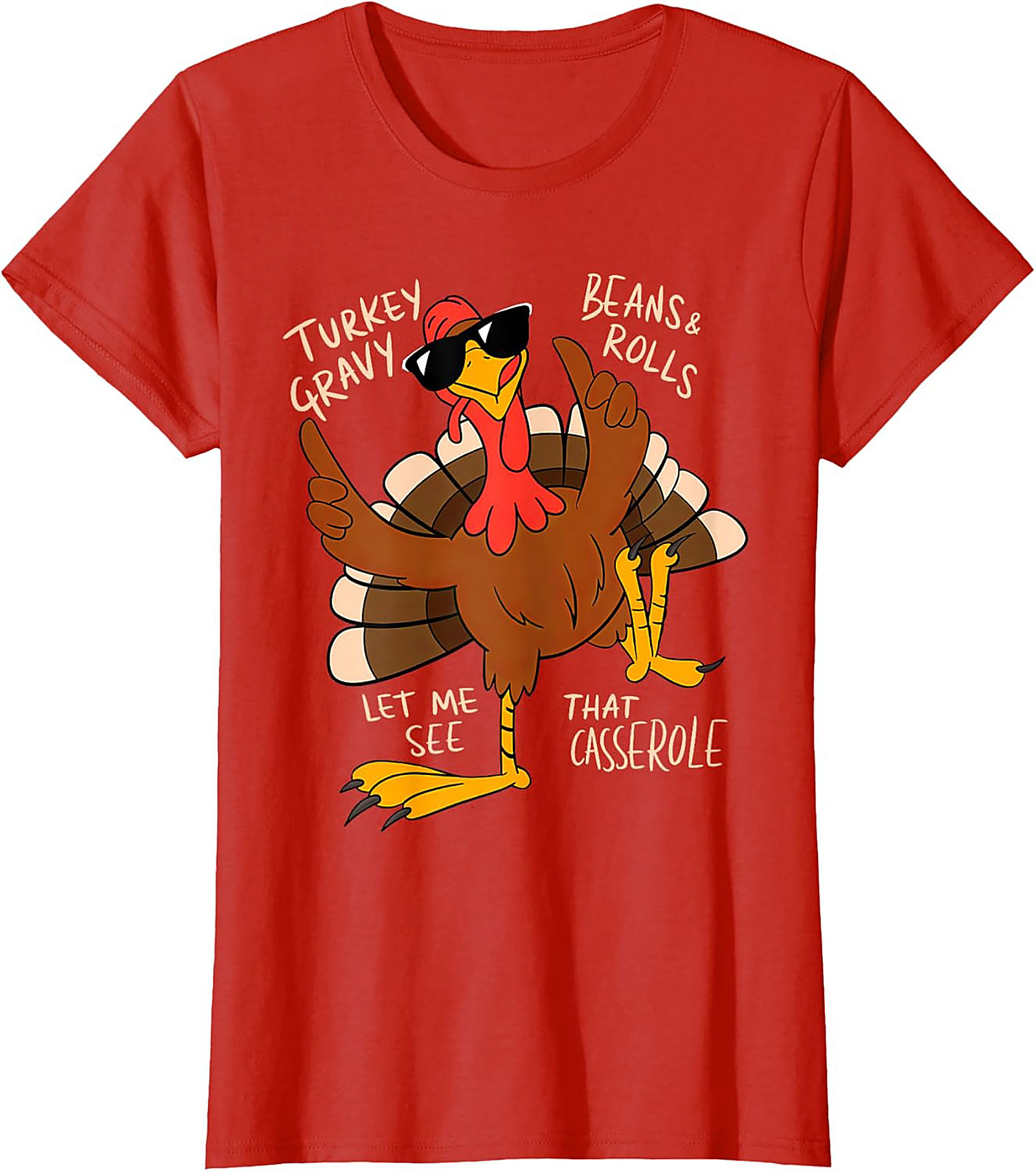 Funny Thanksgiving Turkey T-Shirt | Casserole Tee