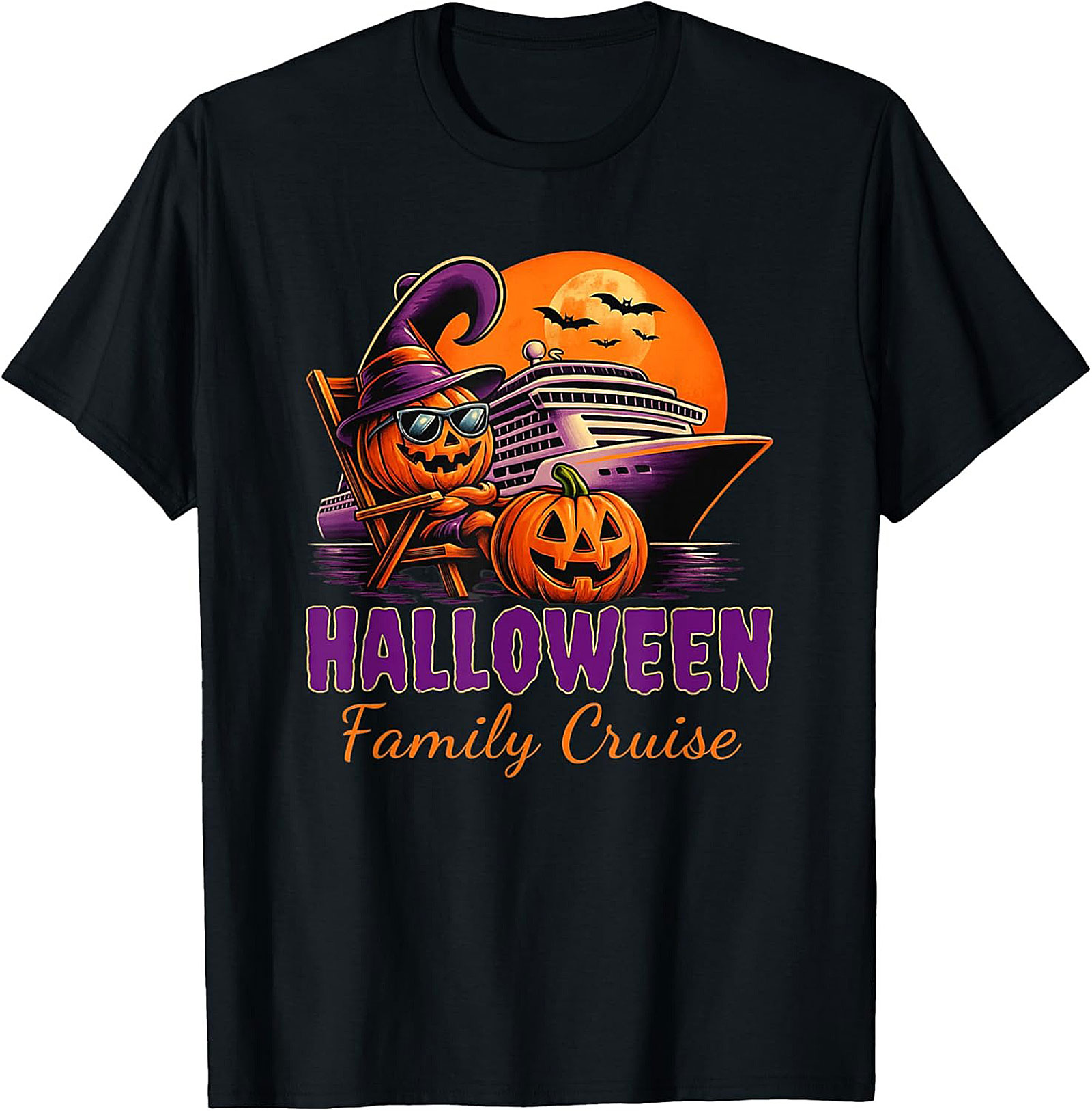 Funny Halloween Cruise T-Shirt | Family Vacation Tee