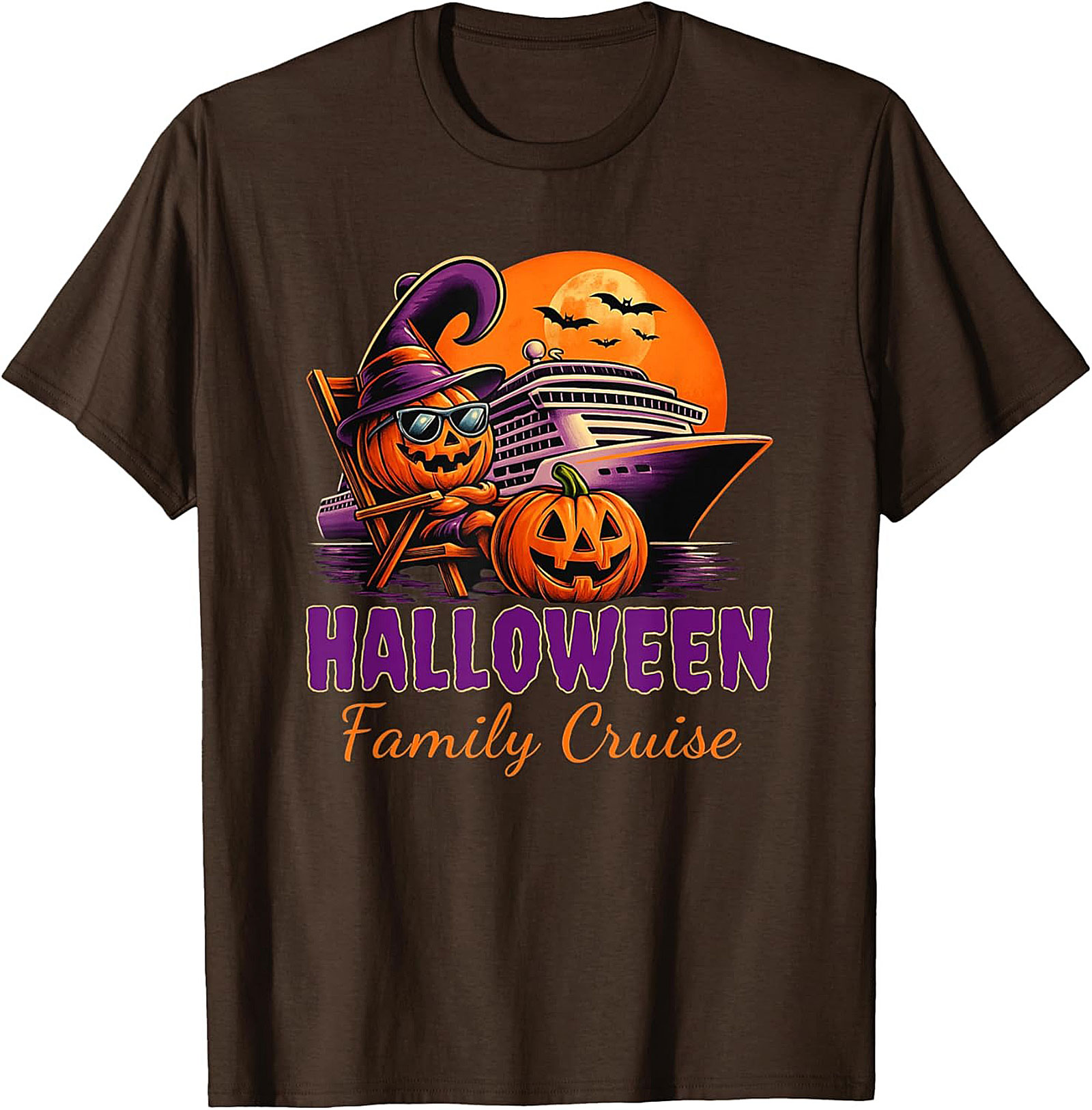 Funny Halloween Cruise T-Shirt | Family Vacation Tee