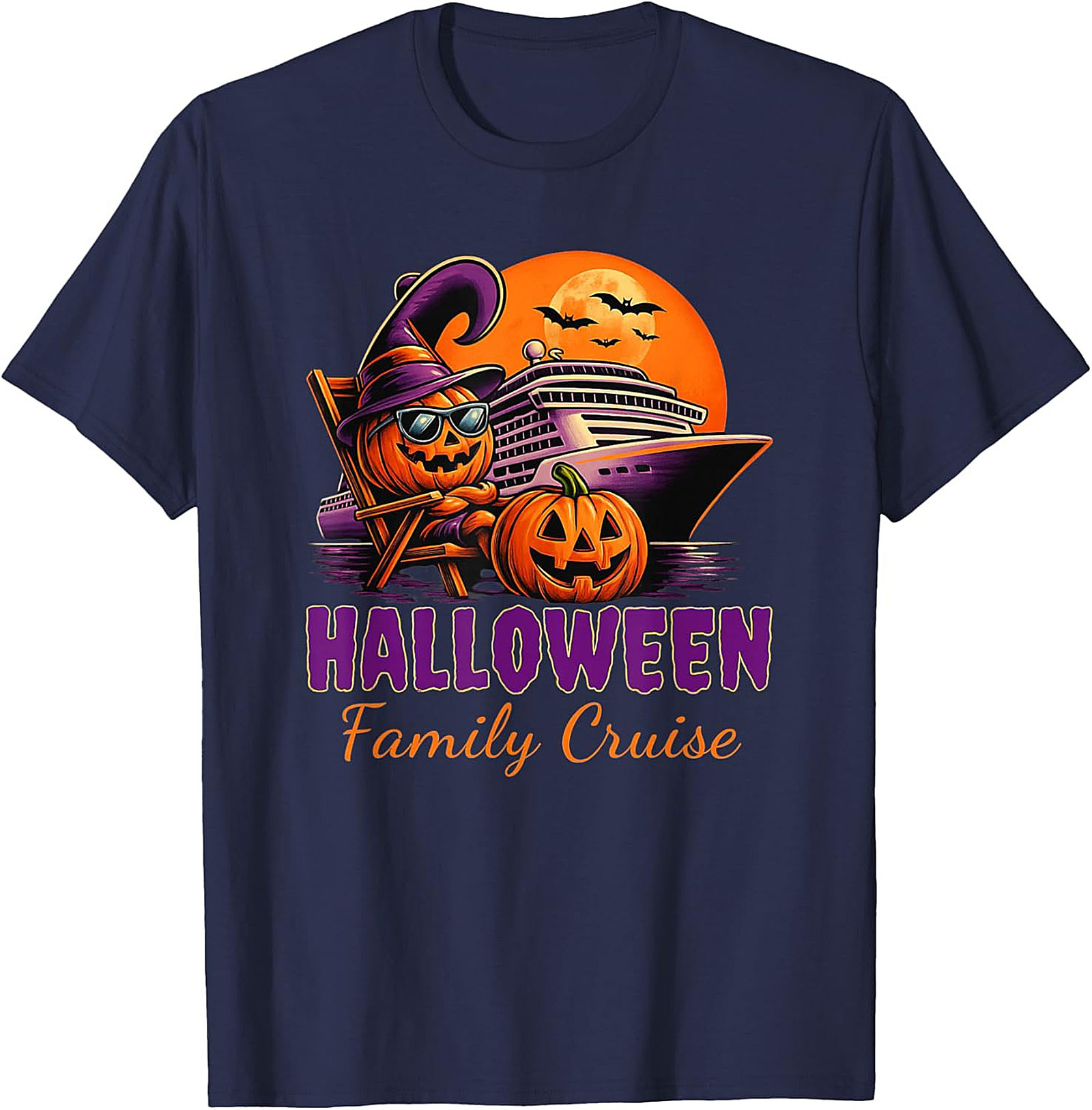 Funny Halloween Cruise T-Shirt | Family Vacation Tee