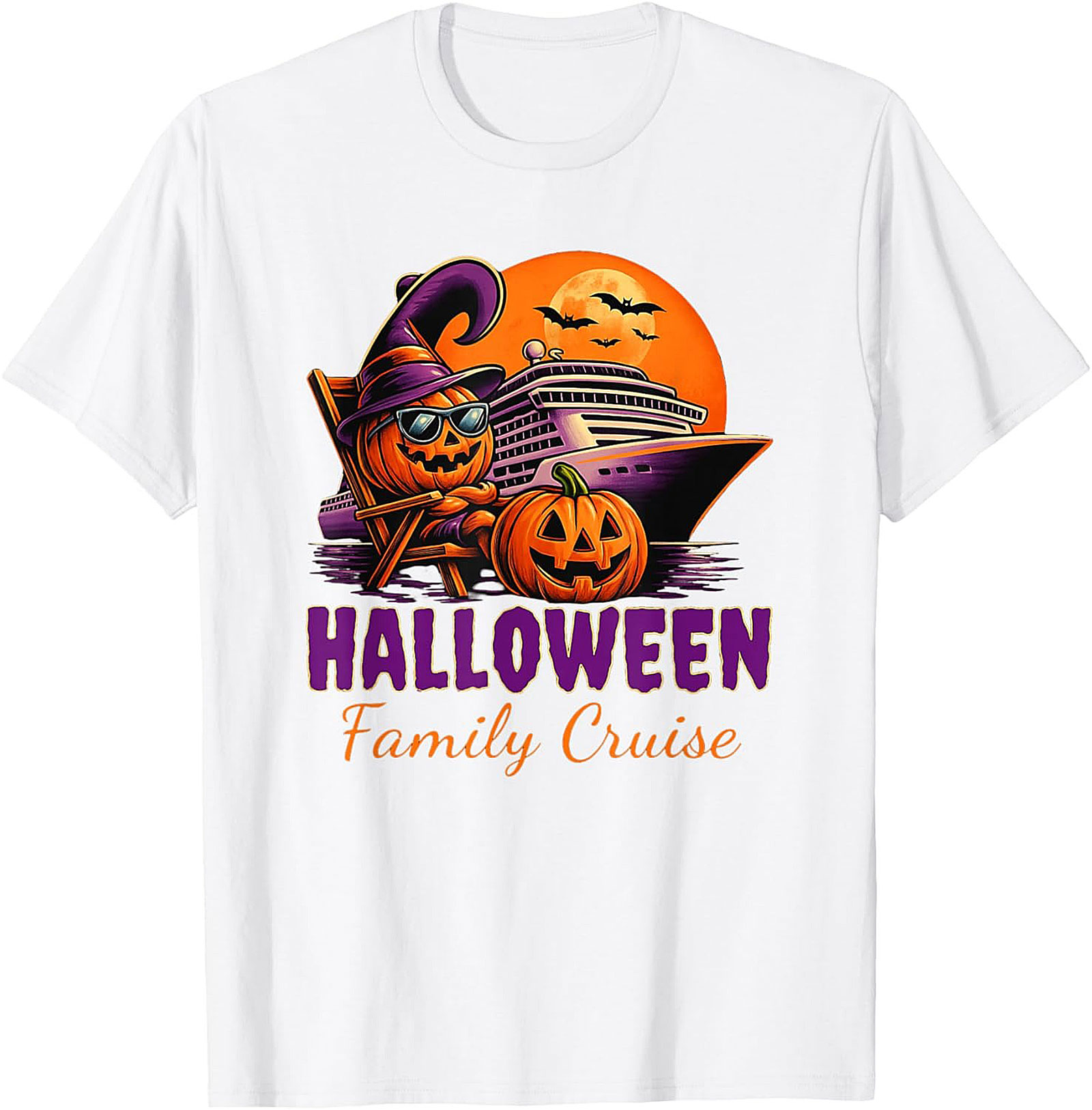 Funny Halloween Cruise T-Shirt | Family Vacation Tee