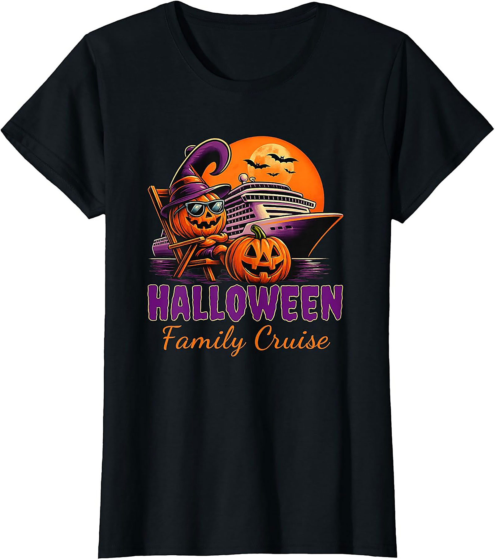 Funny Halloween Cruise T-Shirt | Family Vacation Tee