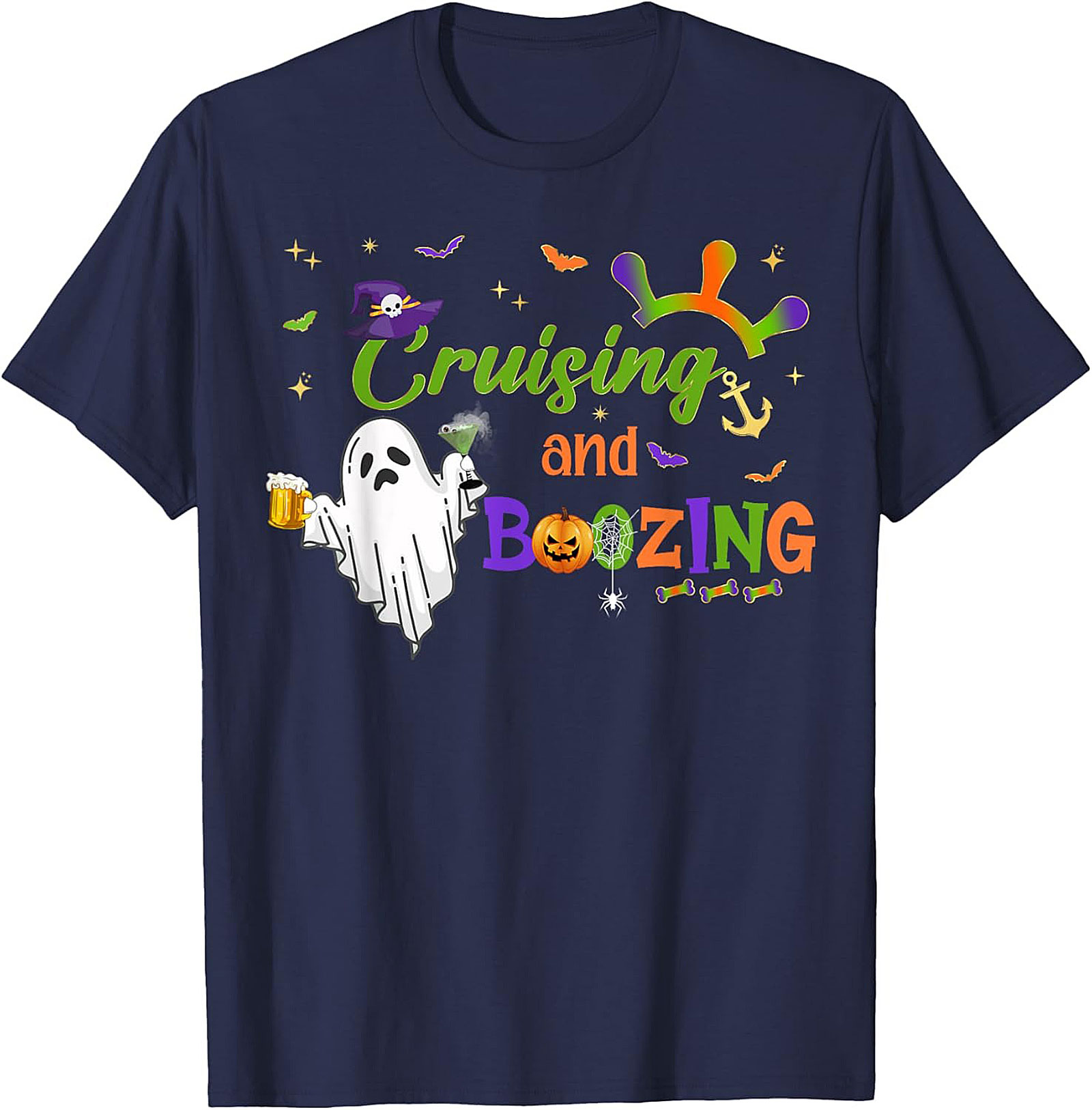 Funny Cruising and Boozing T-Shirt | Halloween Graphic Tee