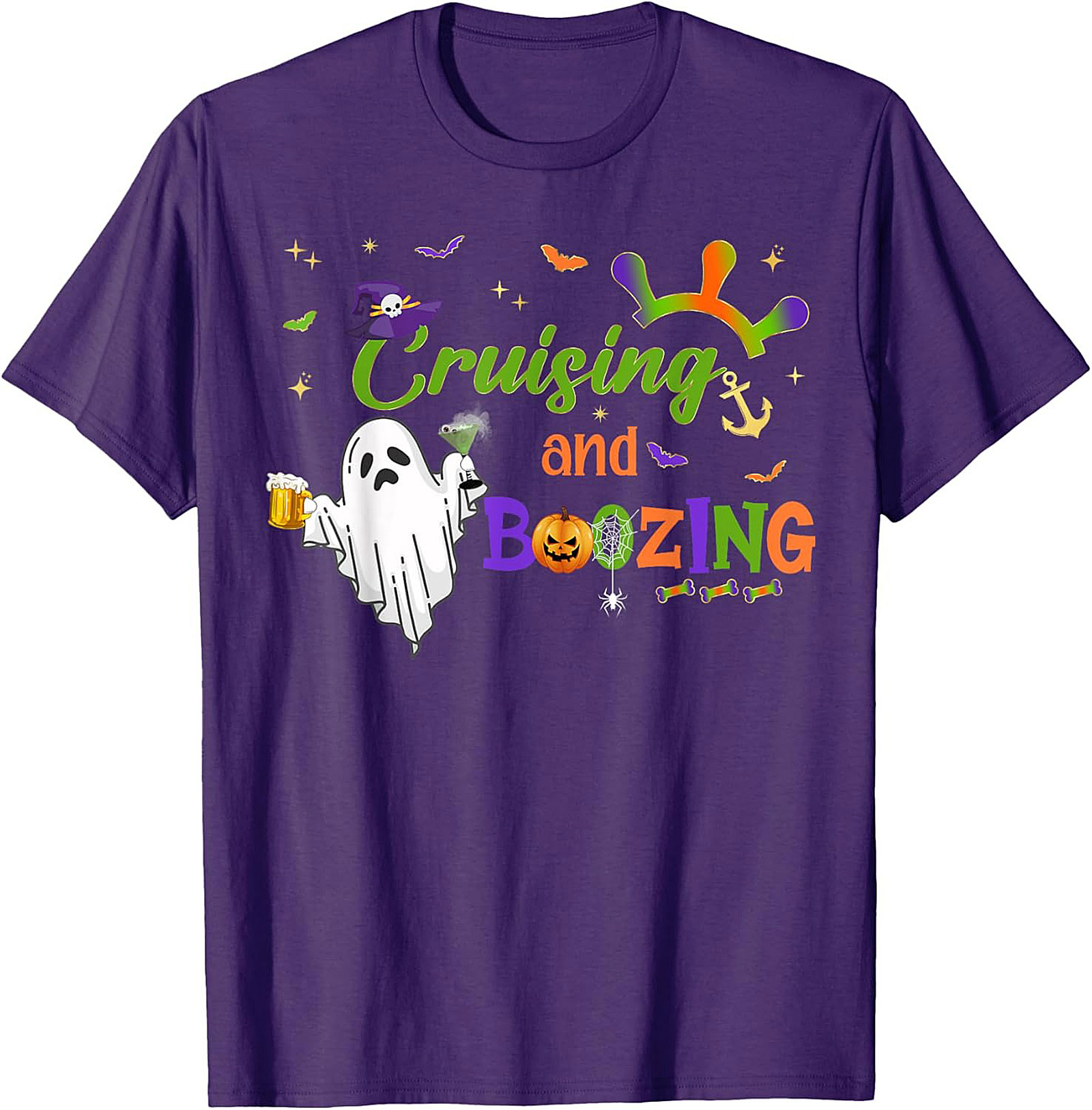 Funny Cruising and Boozing T-Shirt | Halloween Graphic Tee