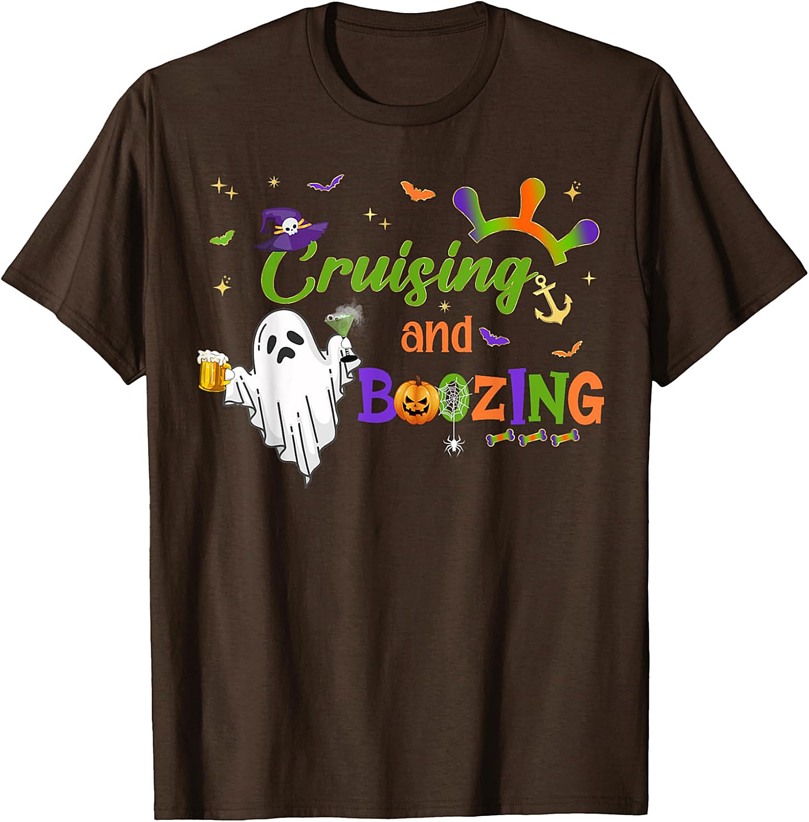 Funny Cruising and Boozing T-Shirt | Halloween Graphic Tee