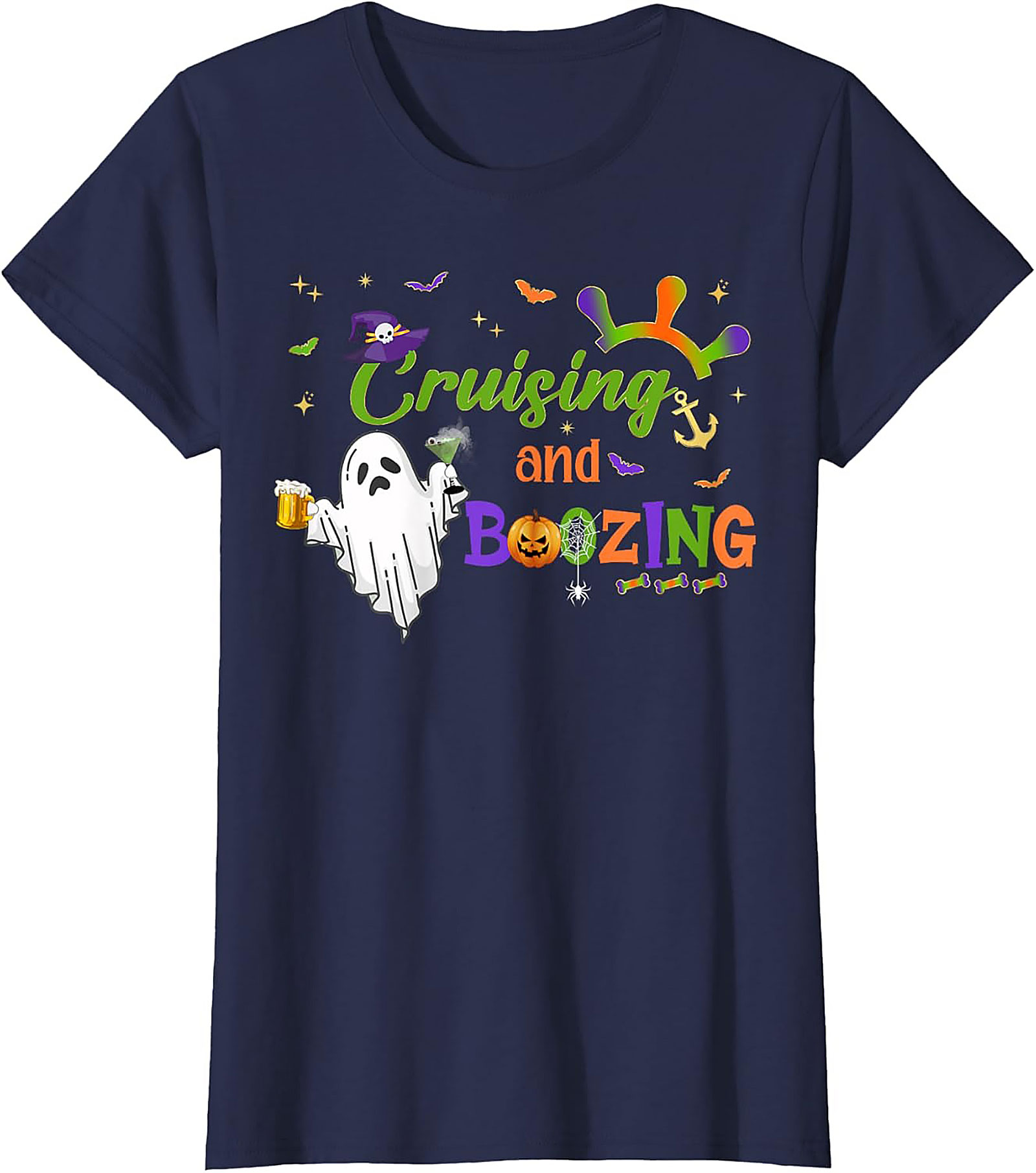 Funny Cruising and Boozing T-Shirt | Halloween Graphic Tee