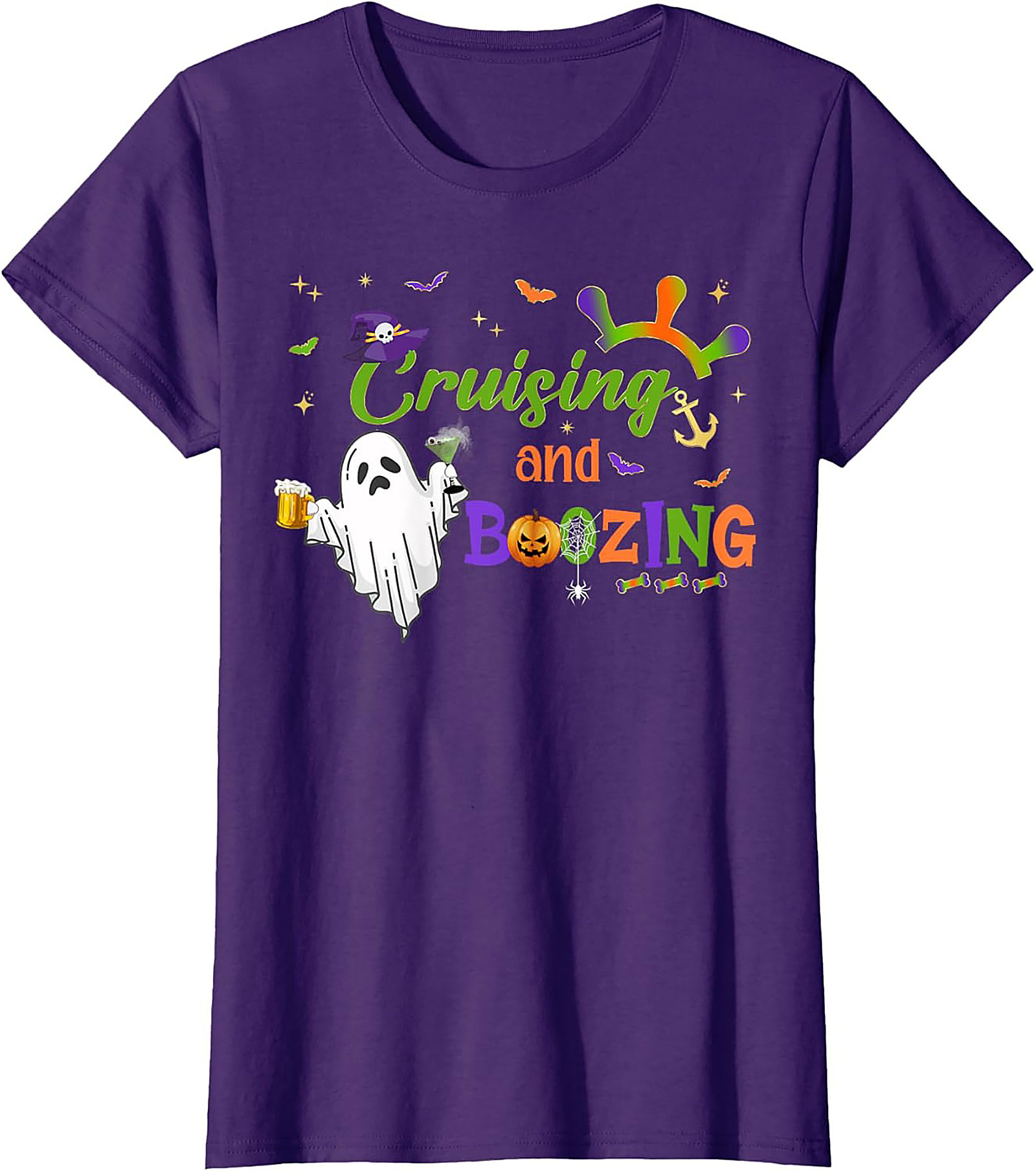 Funny Cruising and Boozing T-Shirt | Halloween Graphic Tee