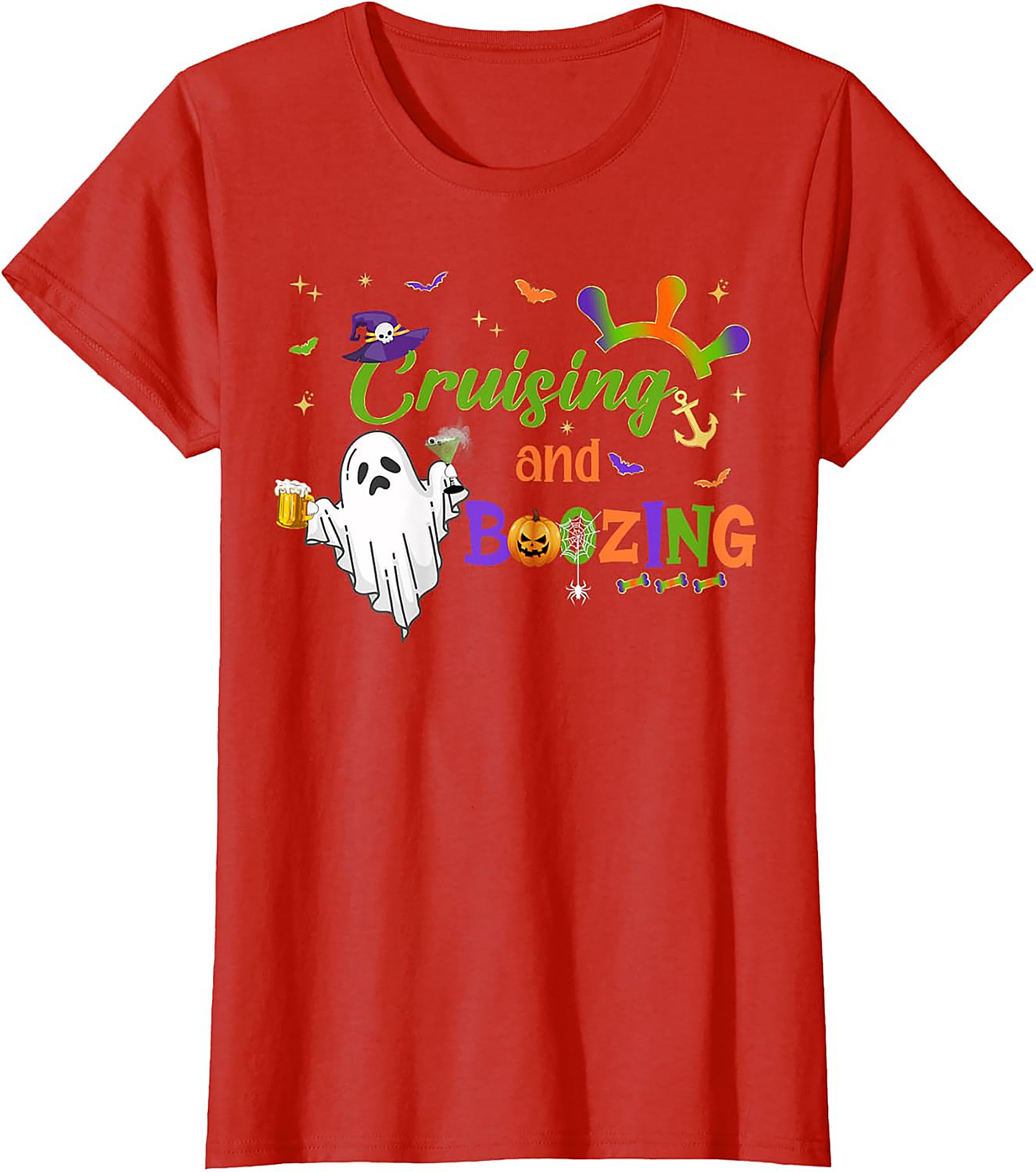 Funny Cruising and Boozing T-Shirt | Halloween Graphic Tee
