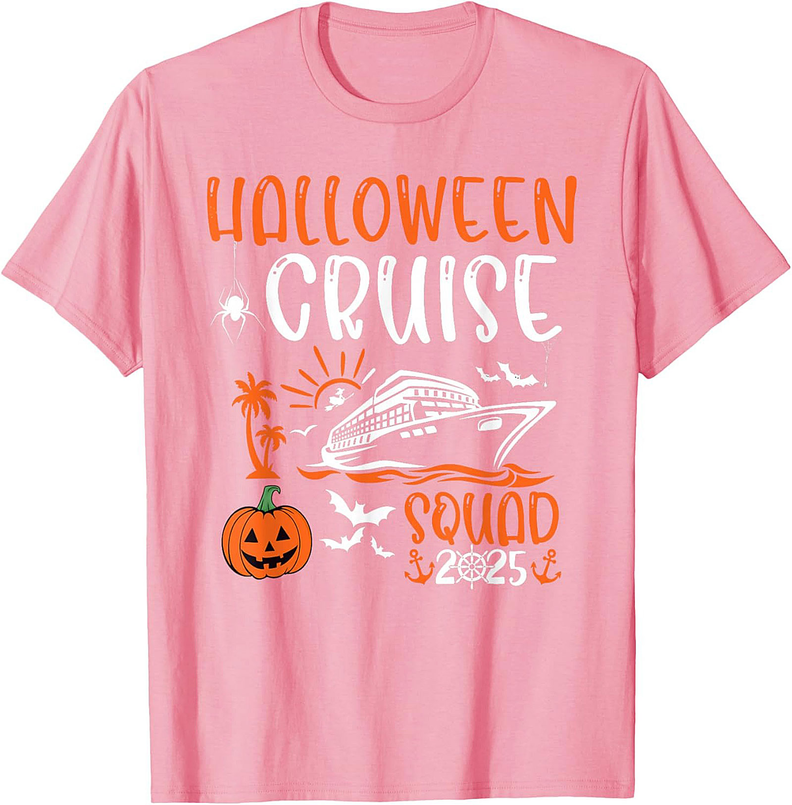 Halloween Cruise Squad 2025 Graphic Tee | Matching Shirts