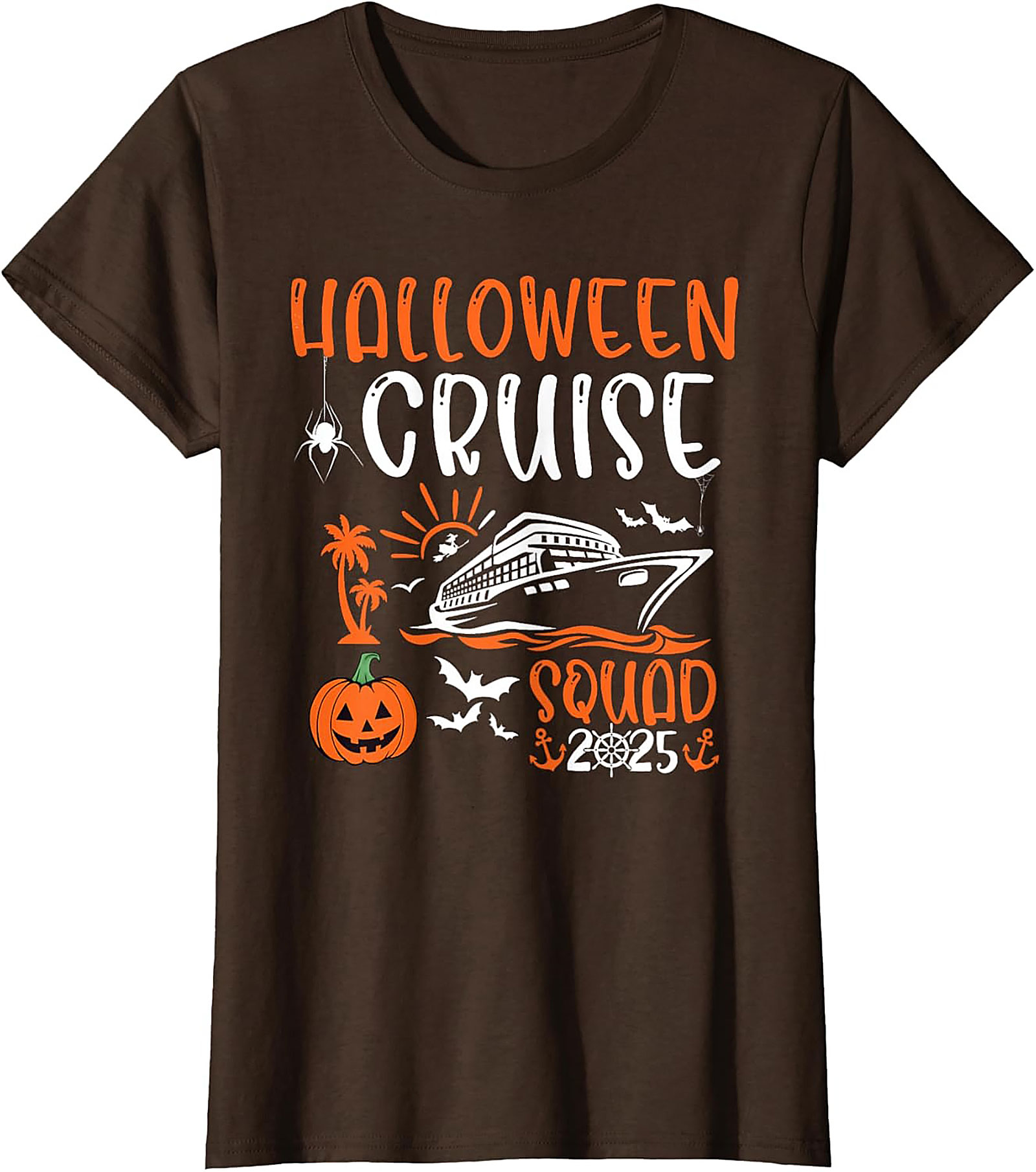 Halloween Cruise Squad 2025 Graphic Tee | Matching Shirts