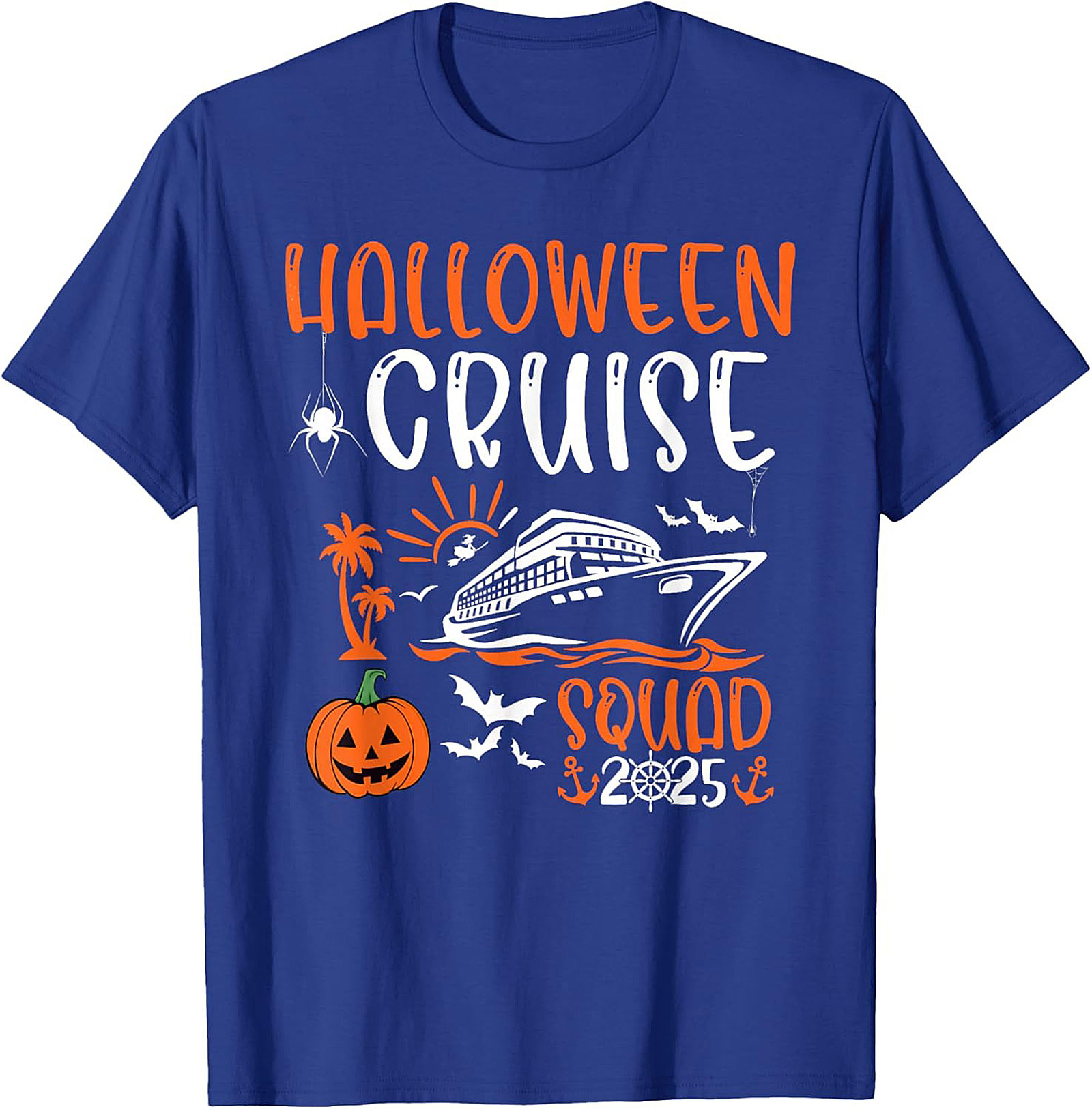 Halloween Cruise Squad 2025 Graphic Tee | Matching Shirts