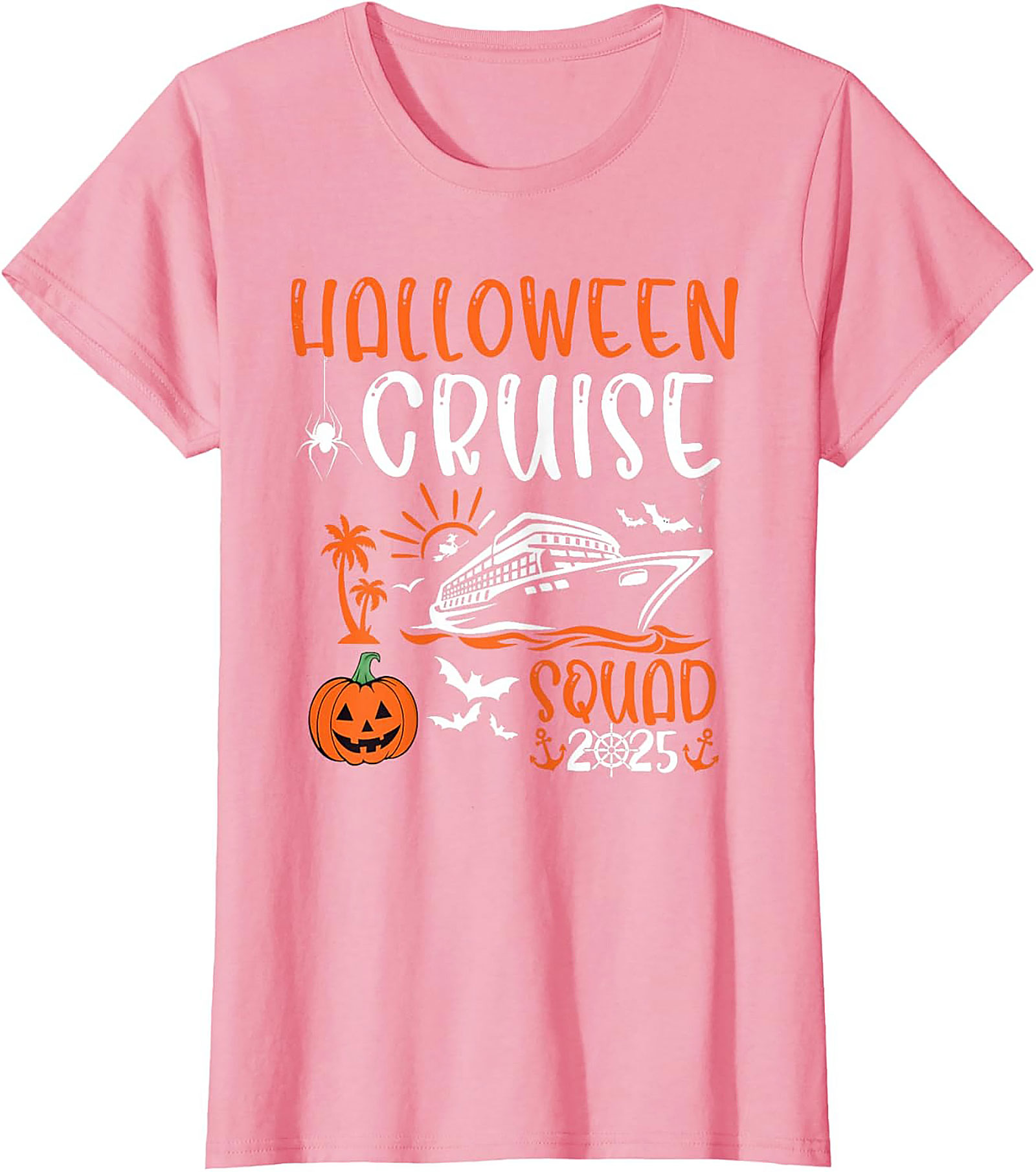 Halloween Cruise Squad 2025 Graphic Tee | Matching Shirts