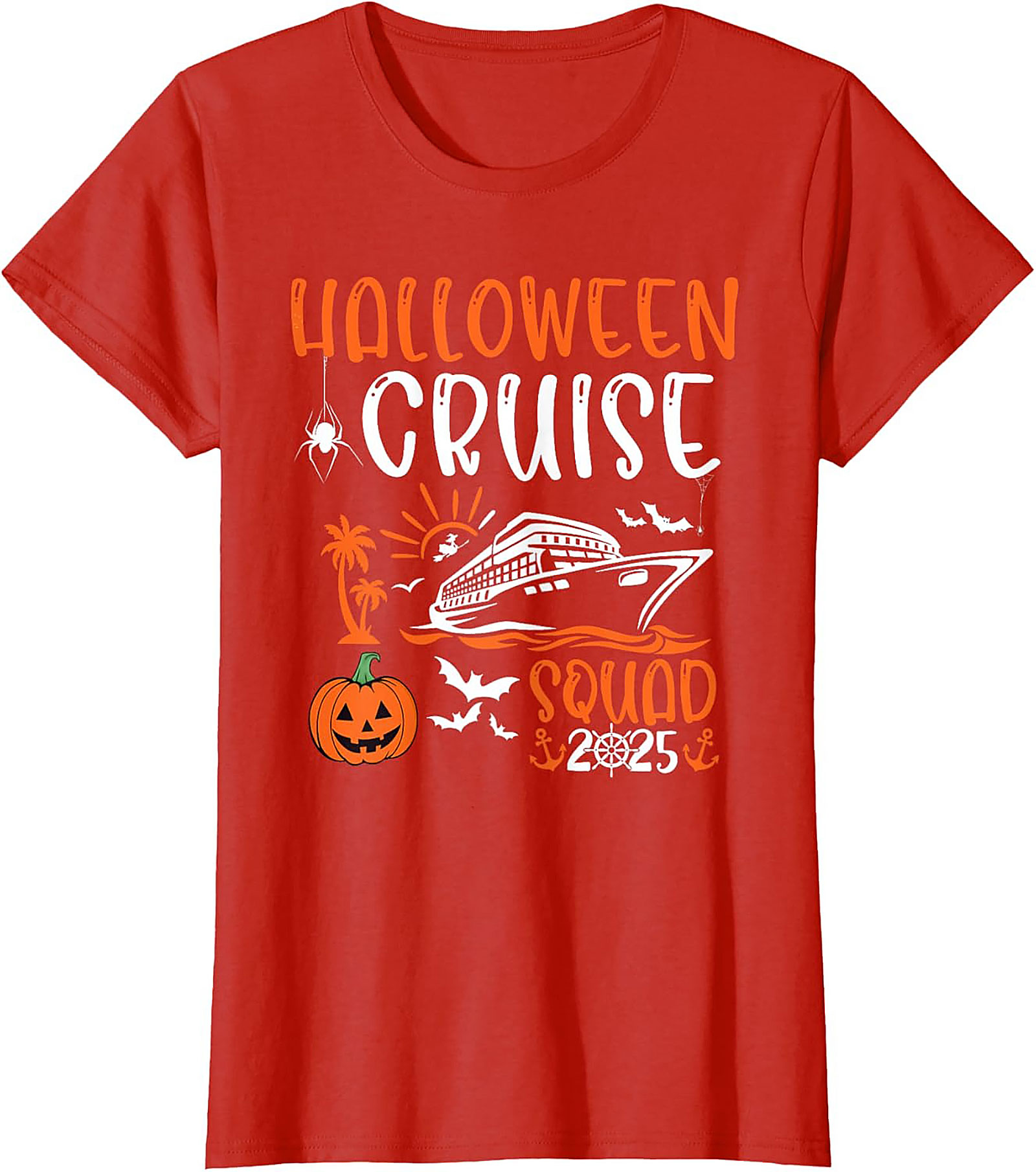 Halloween Cruise Squad 2025 Graphic Tee | Matching Shirts