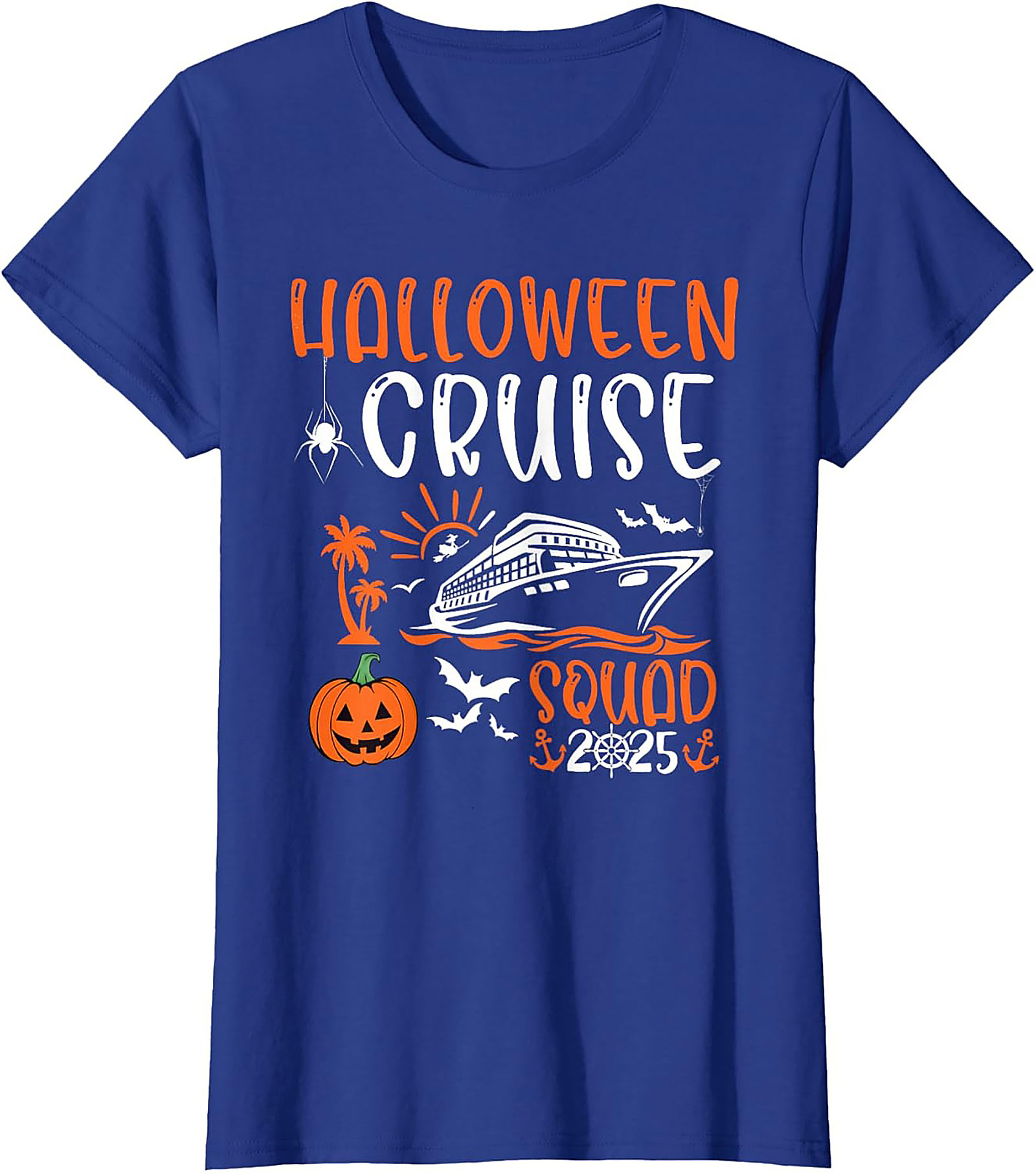 Halloween Cruise Squad 2025 Graphic Tee | Matching Shirts