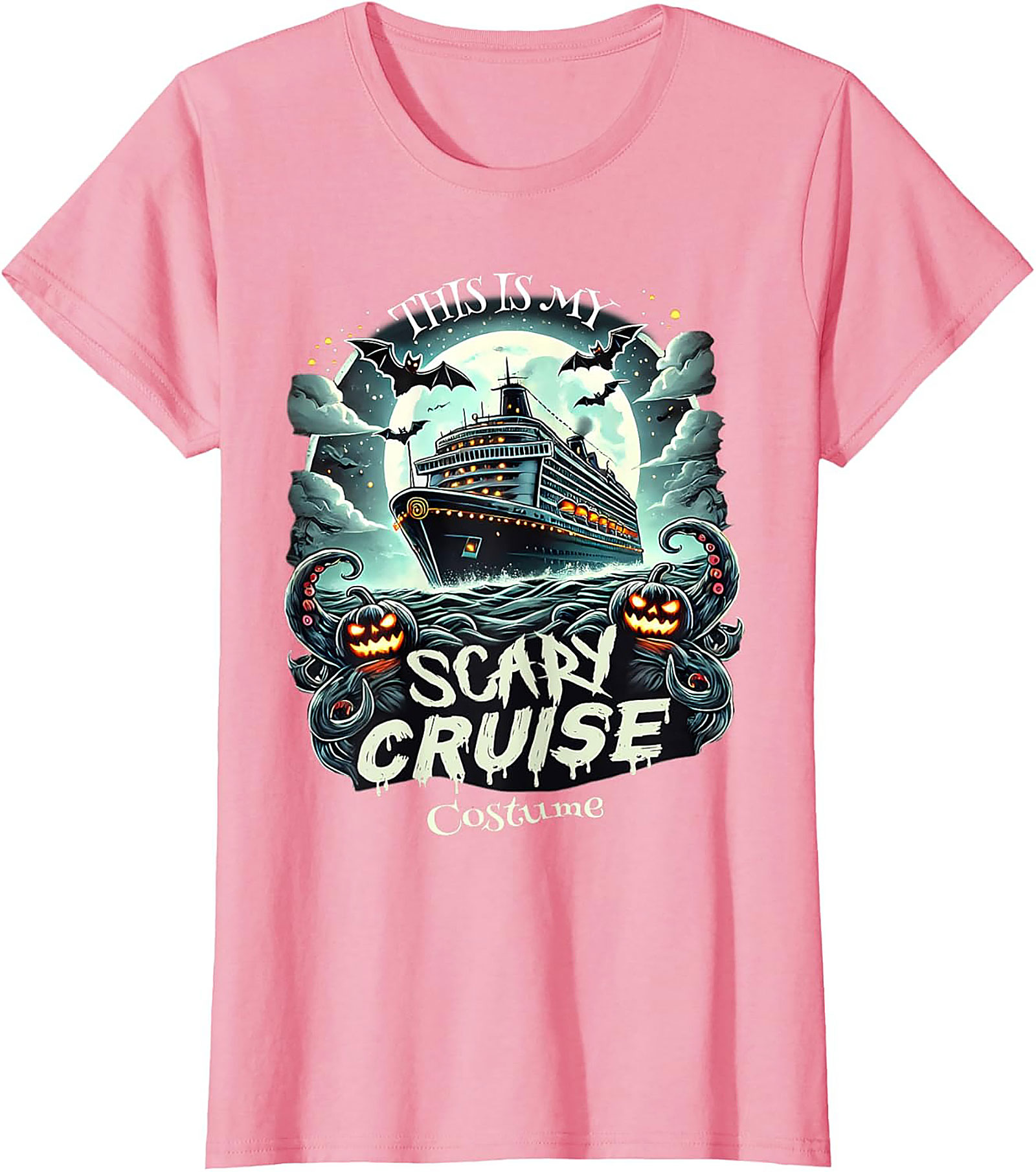 Scary Cruise Halloween T-shirt | Funny Ship Costume Tee