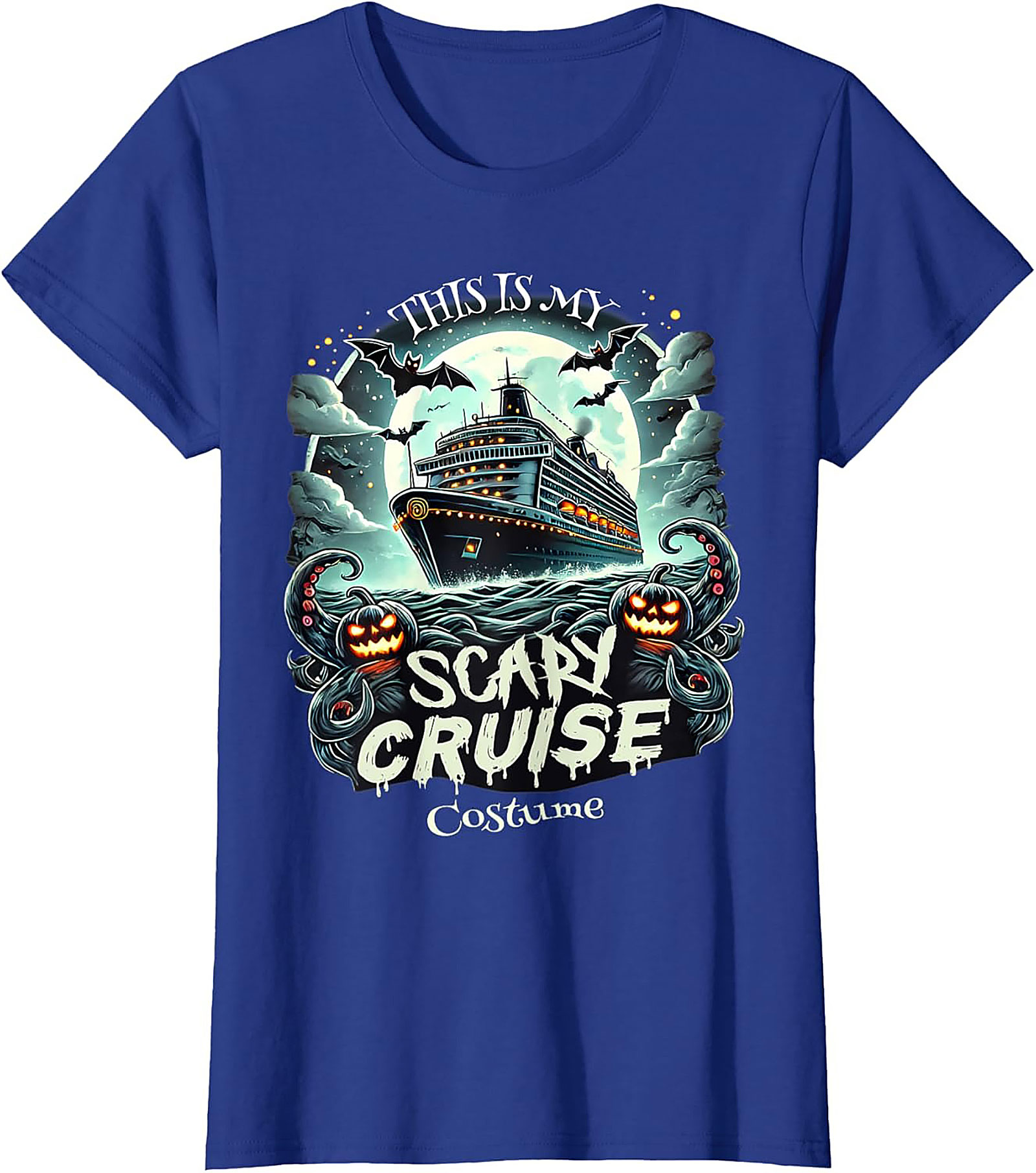 Scary Cruise Halloween T-shirt | Funny Ship Costume Tee
