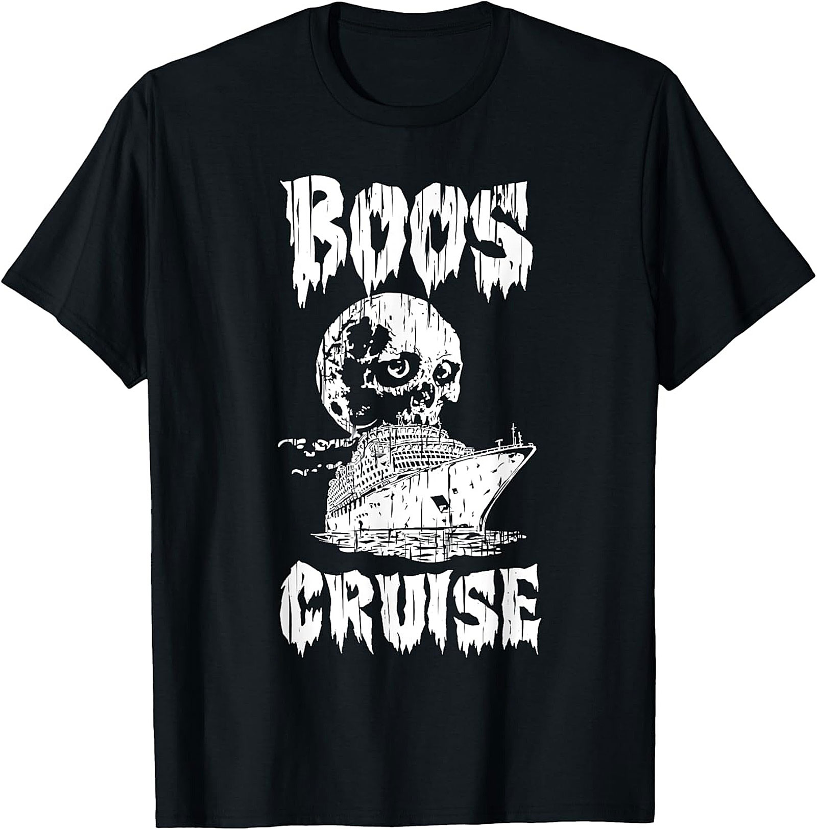 Boos Cruise T-Shirt | Funny Halloween Graphic Tee