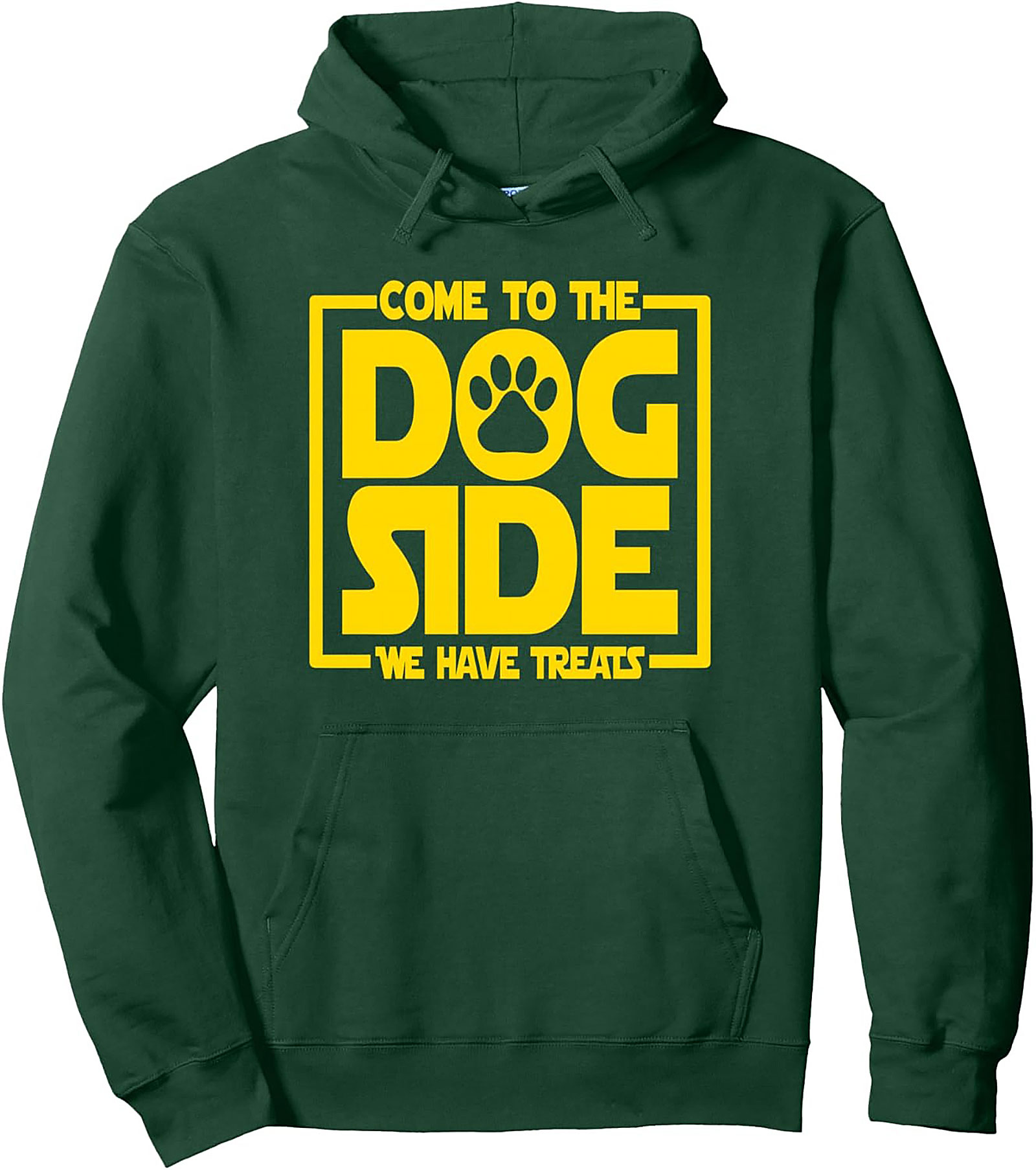 Come to the Dog Side Graphic Hoodie | We Have Treats Dog Lover Pullover Hoodie